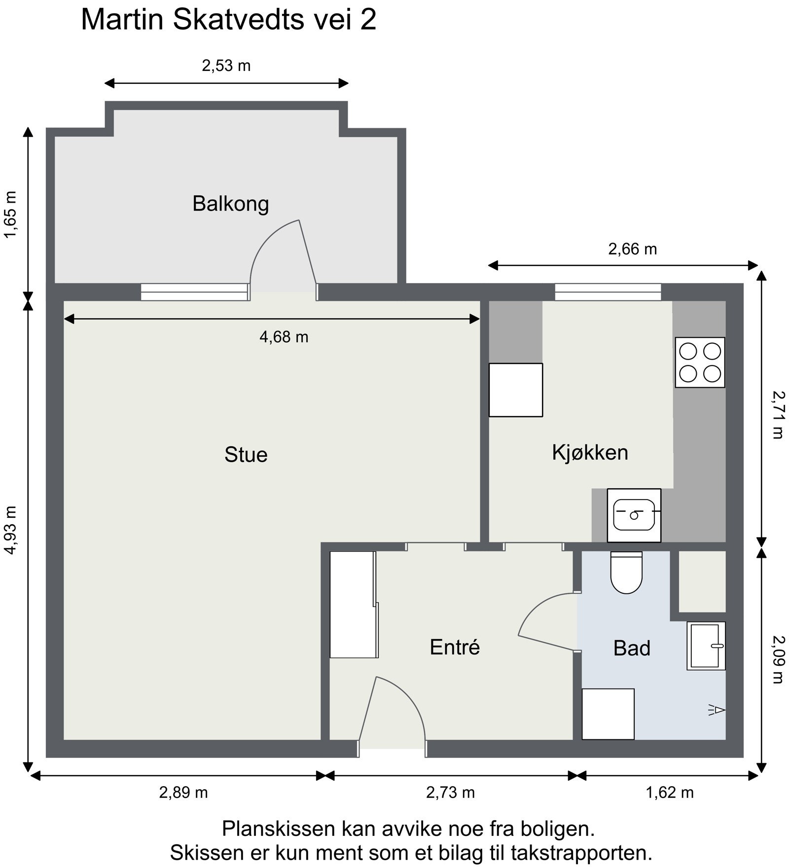 Plantegning Galleribilde