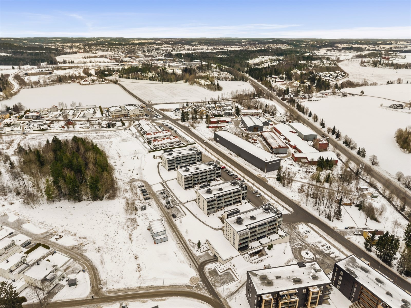 Dronefoto Galleribilde