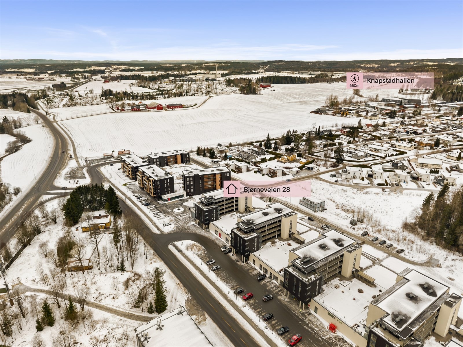 Dronefoto Galleribilde