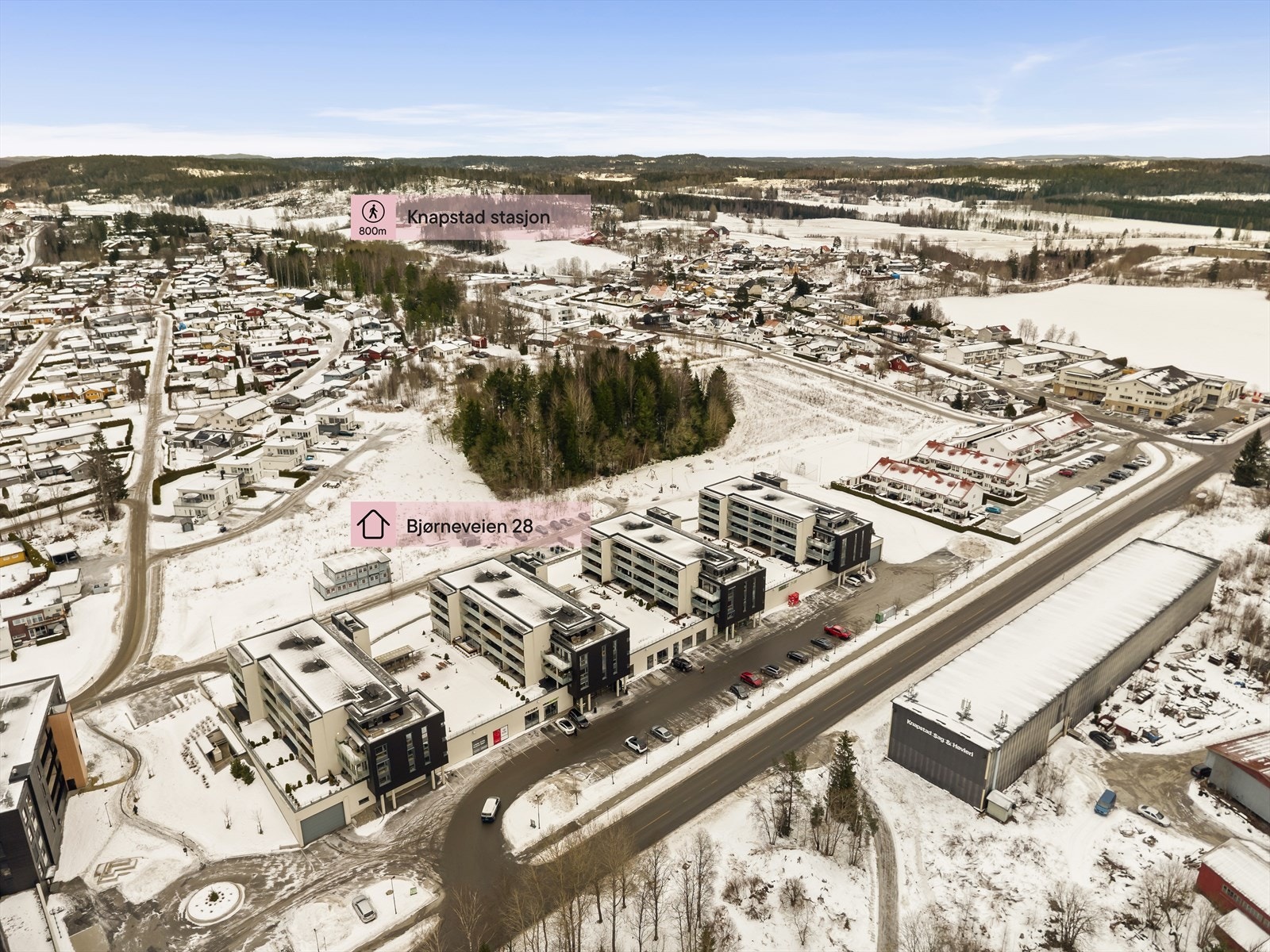 Dronefoto Galleribilde