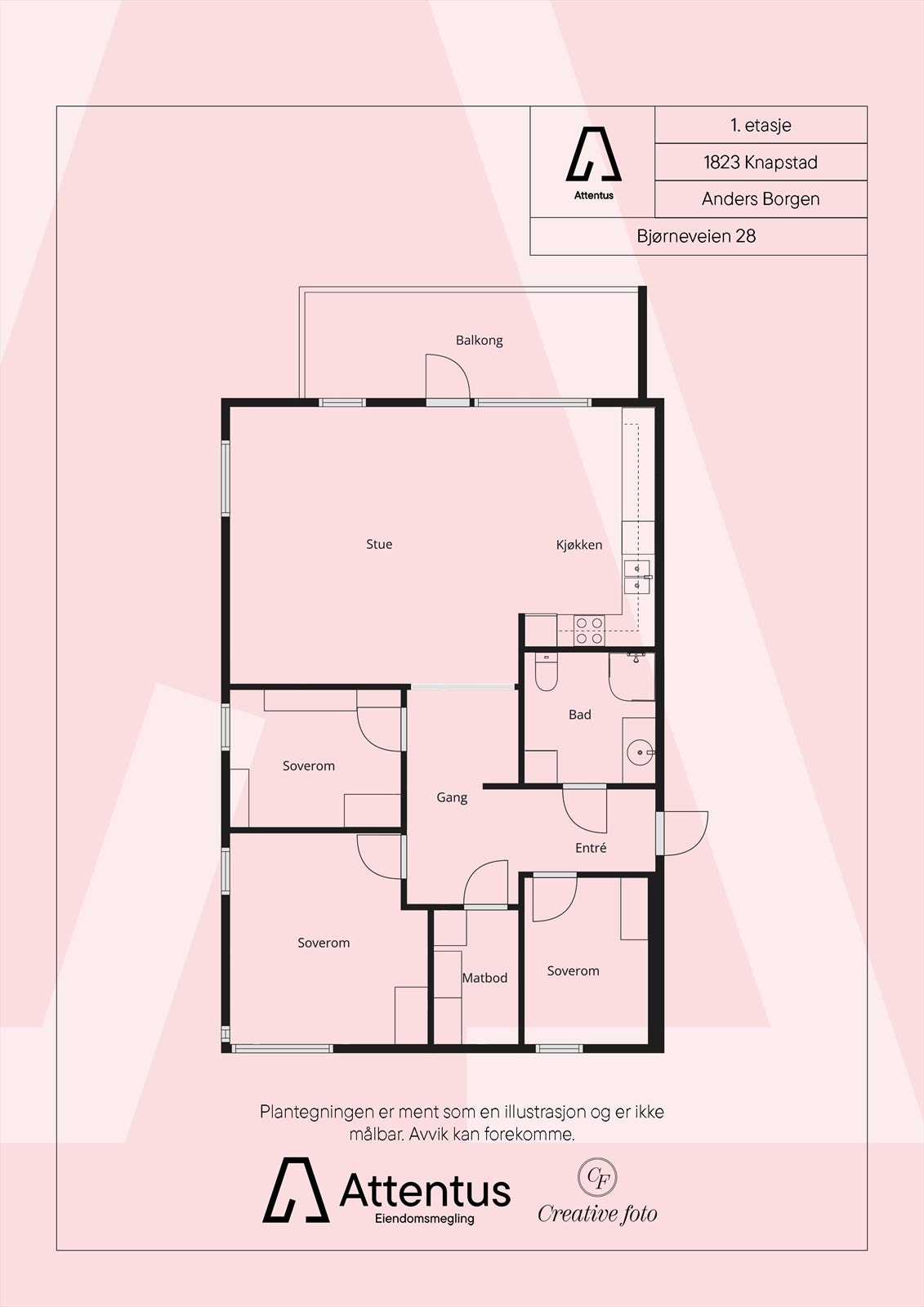 Plantegning Galleribilde