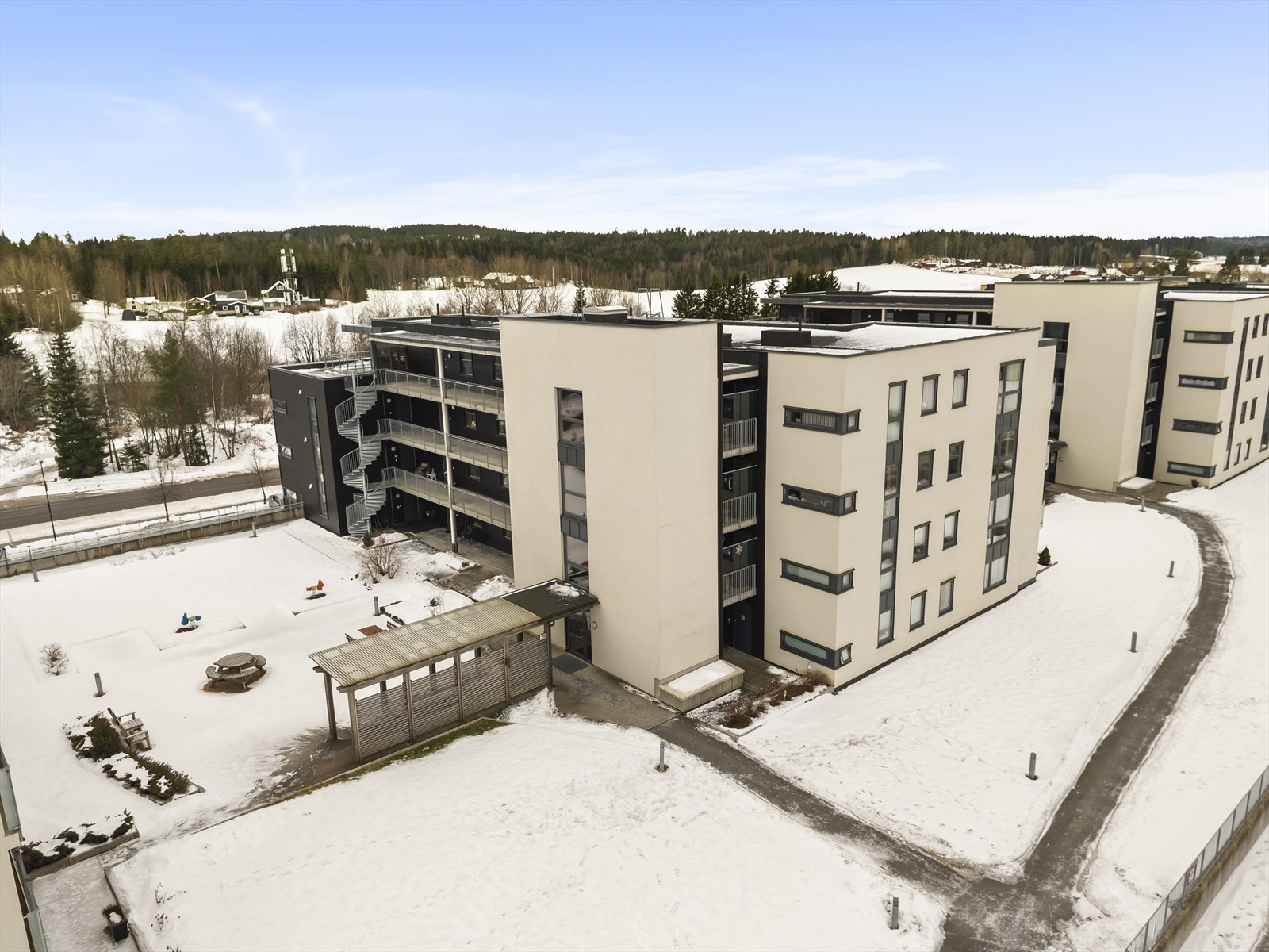 Dronefoto Galleribilde