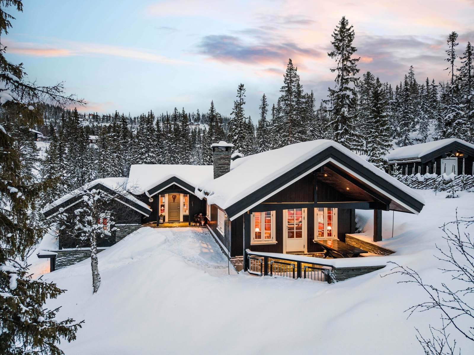 Trivelig hytte med en flott layout. Galleribilde