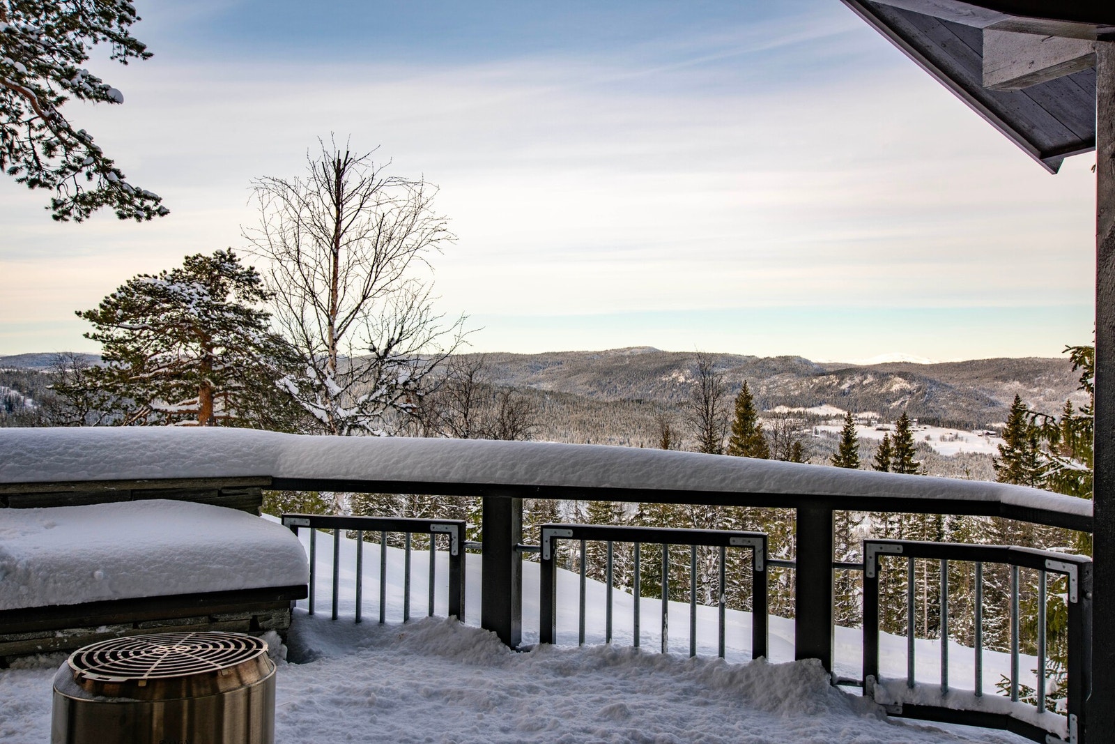 Utsiktsbilde fra verandaen. Galleribilde