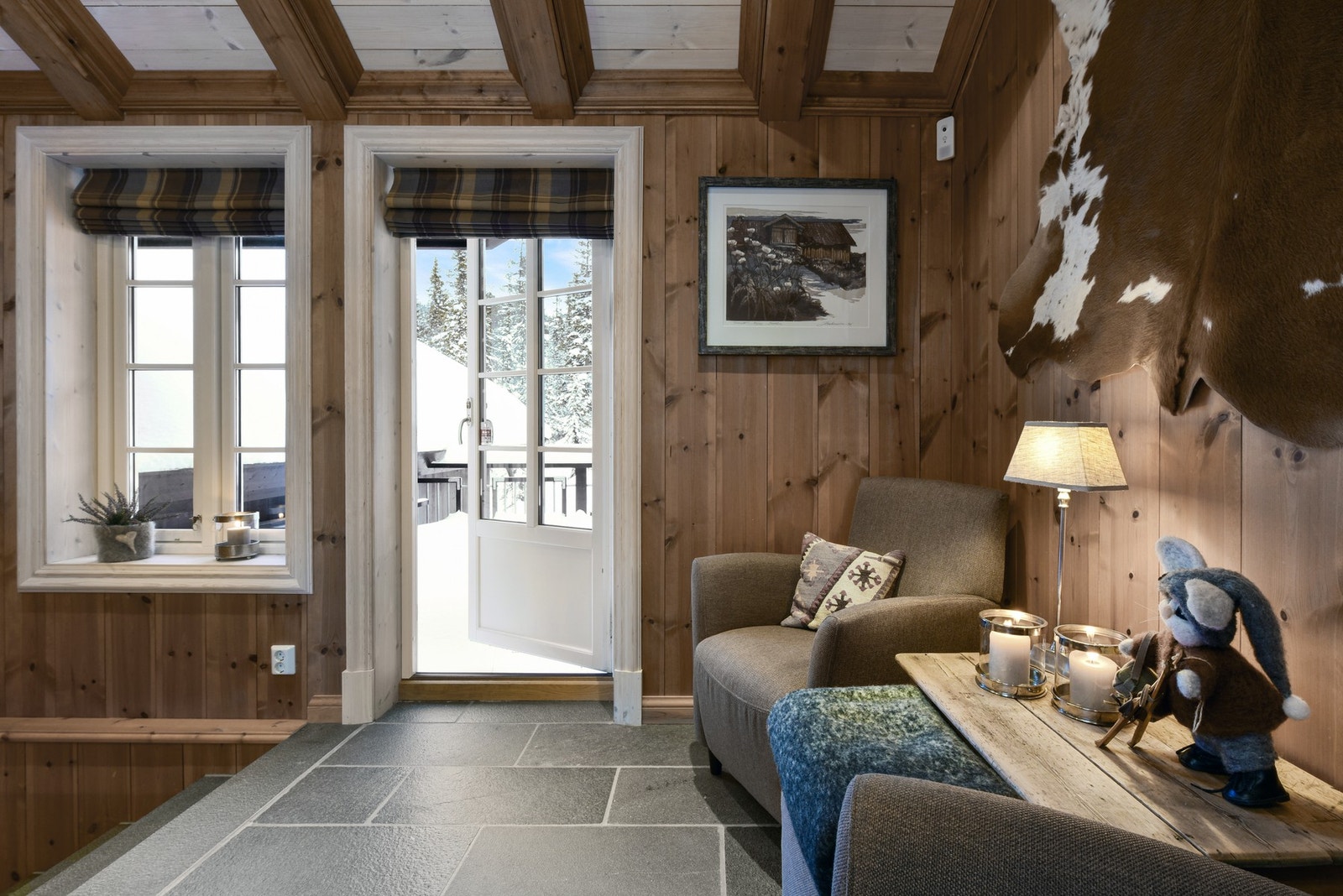 Utgang til veranda. Galleribilde