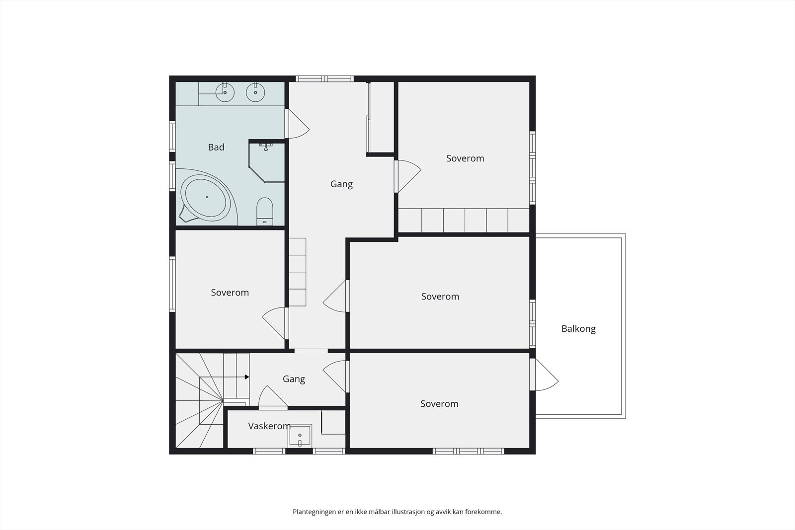 Plantegning Galleribilde