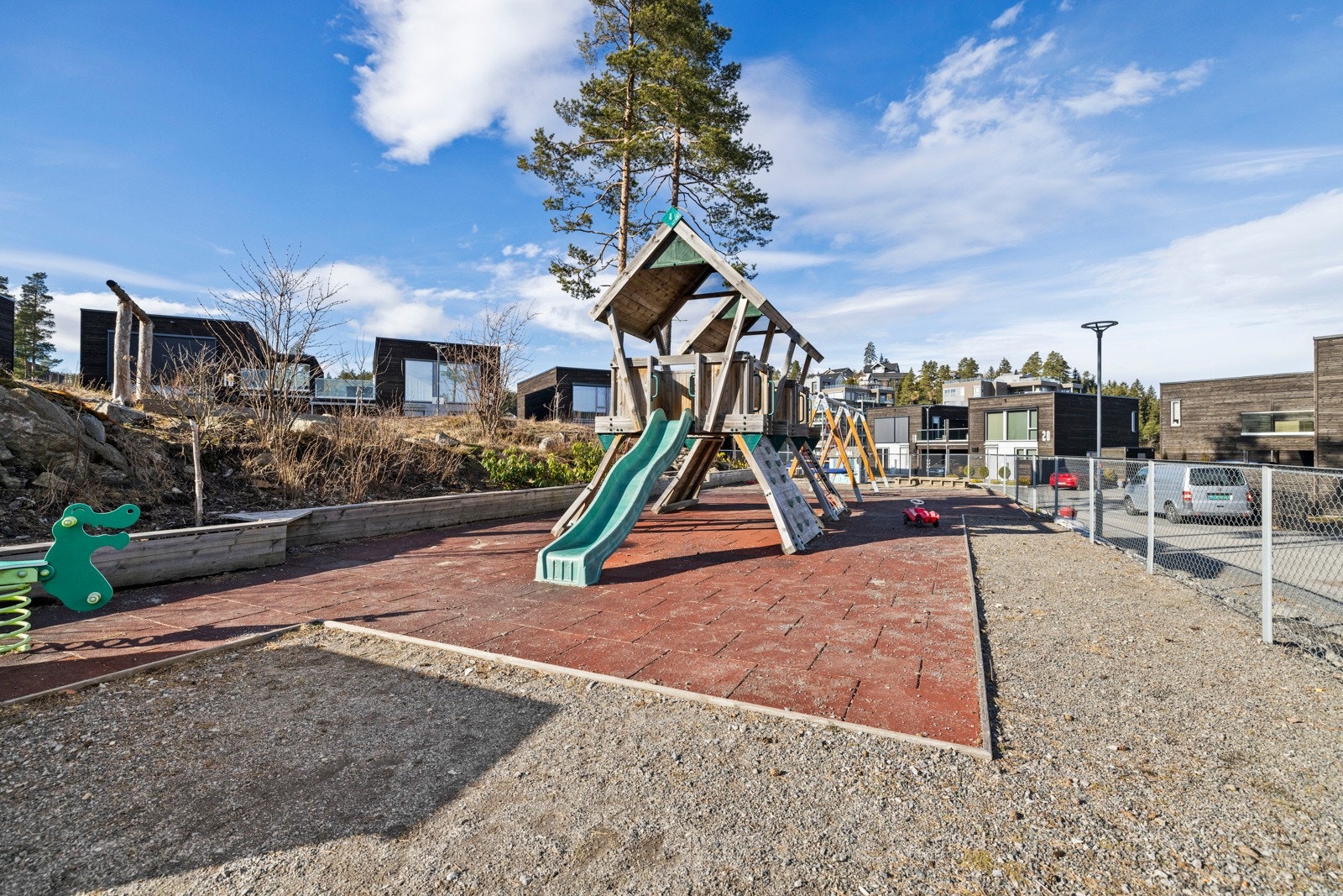 Nabolaget har fasiliteter for de små Galleribilde