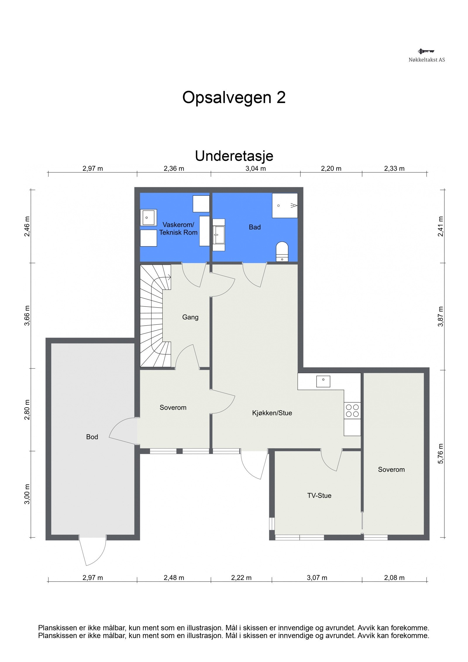 Underetasje og utleiedel Galleribilde