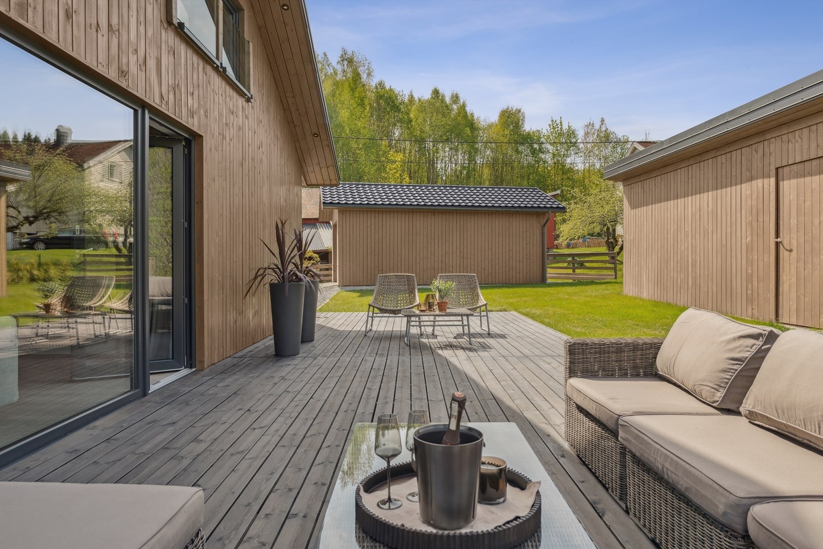 Her kan man kose seg med familie og venner. Galleribilde