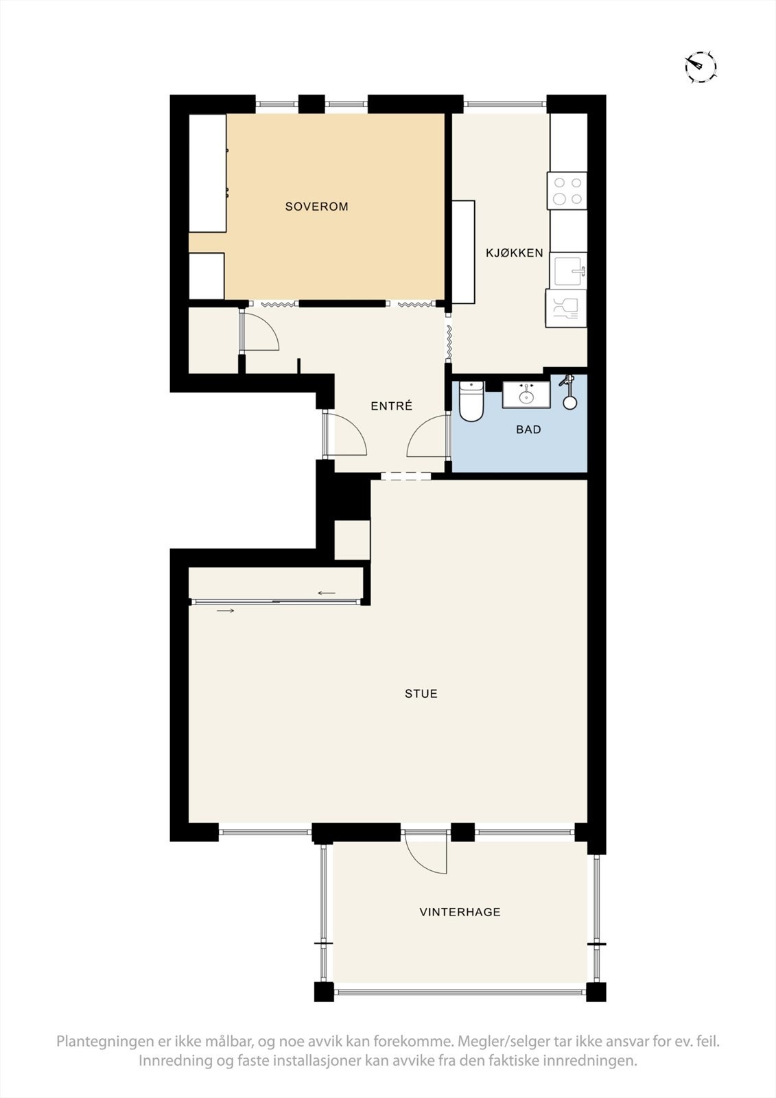 Plantegning Galleribilde