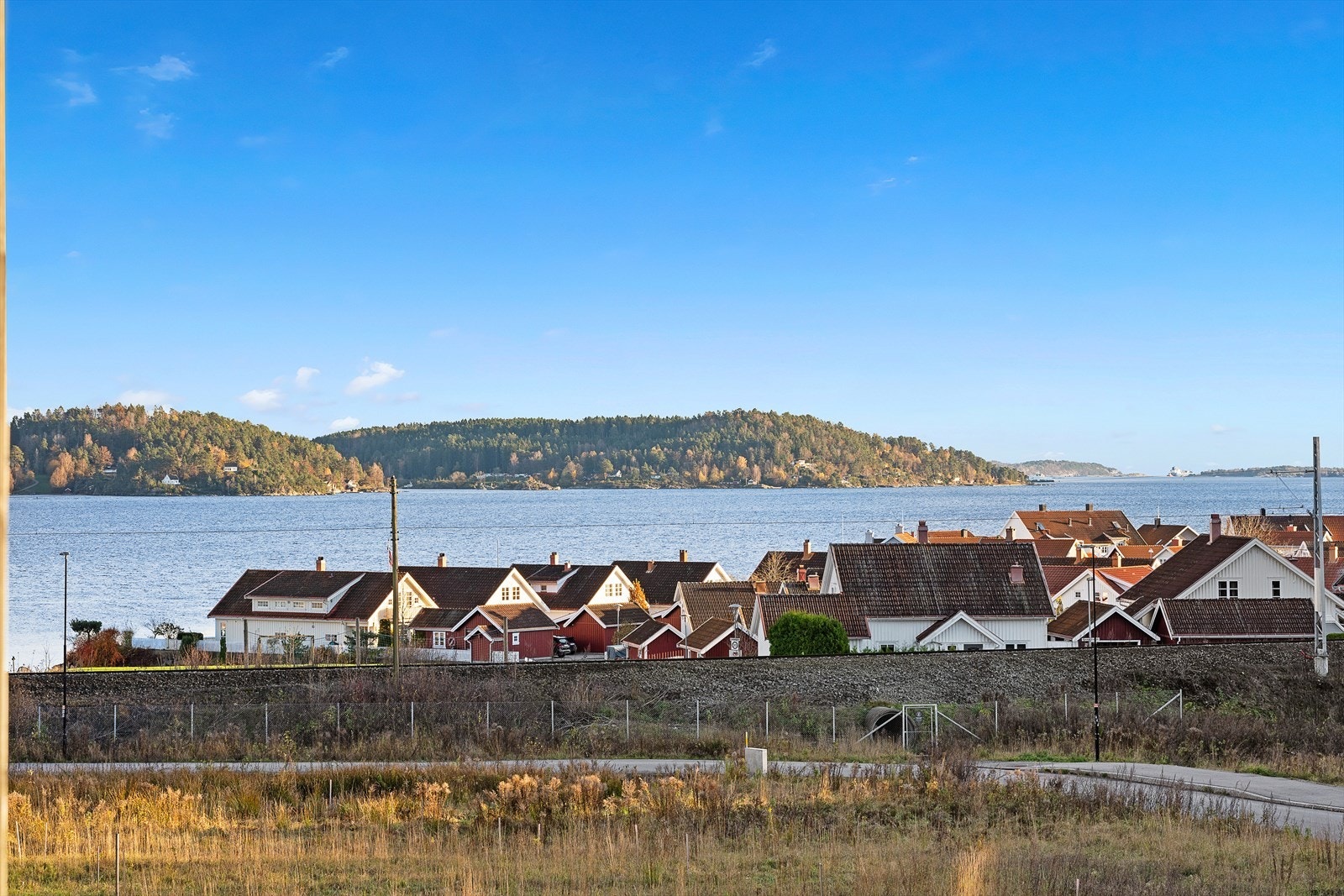 Utsikten fra terrassen Galleribilde