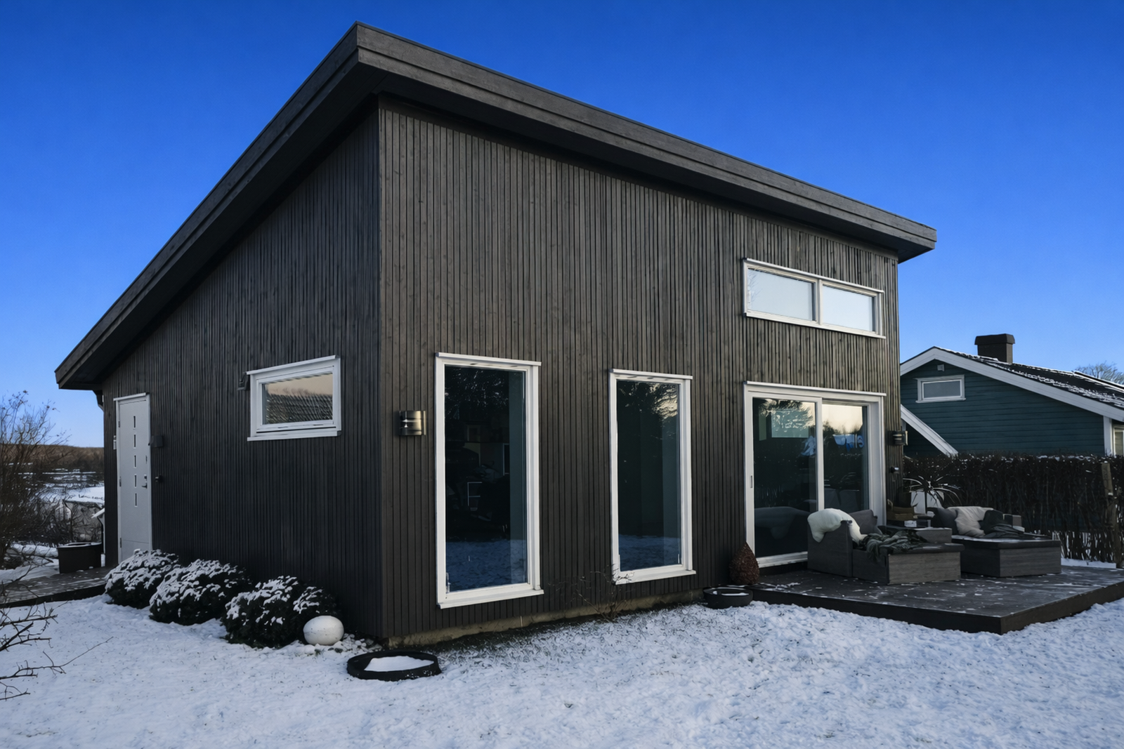 Anneks brukes i dag som treningsrom. Galleribilde