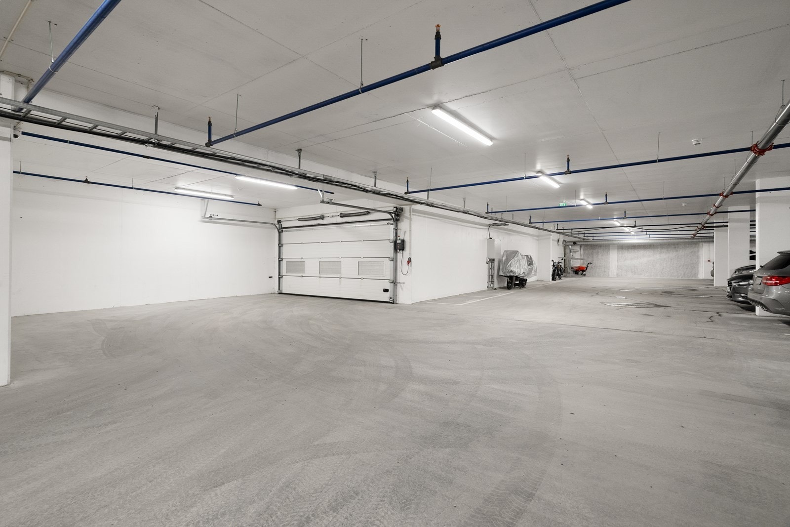 Borettslaget har også oppmerkede p-plasser for motorsykler som kan leies. Galleribilde