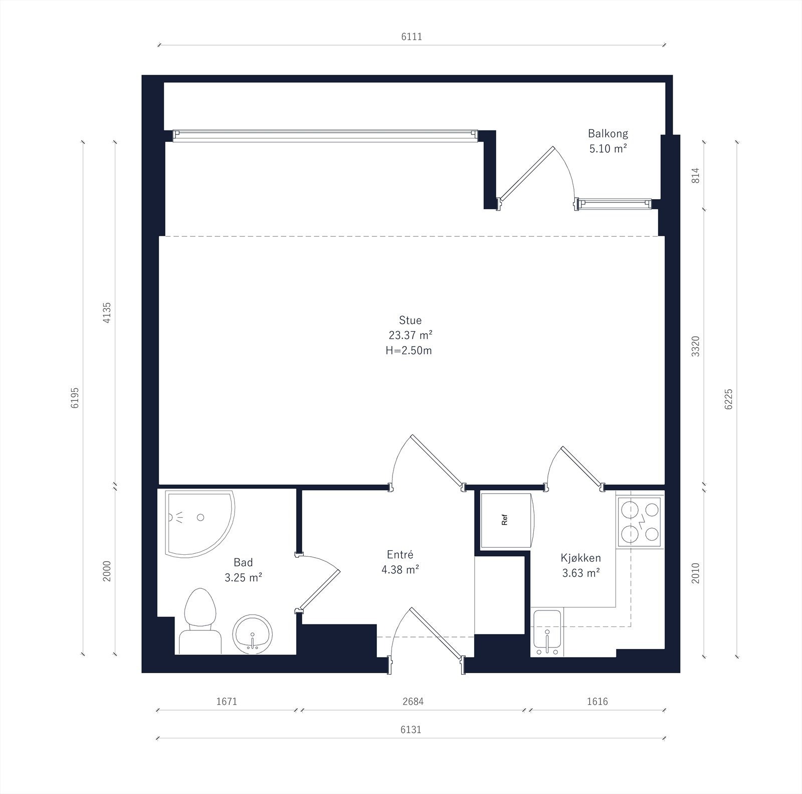 Plantegning 4.etg Galleribilde