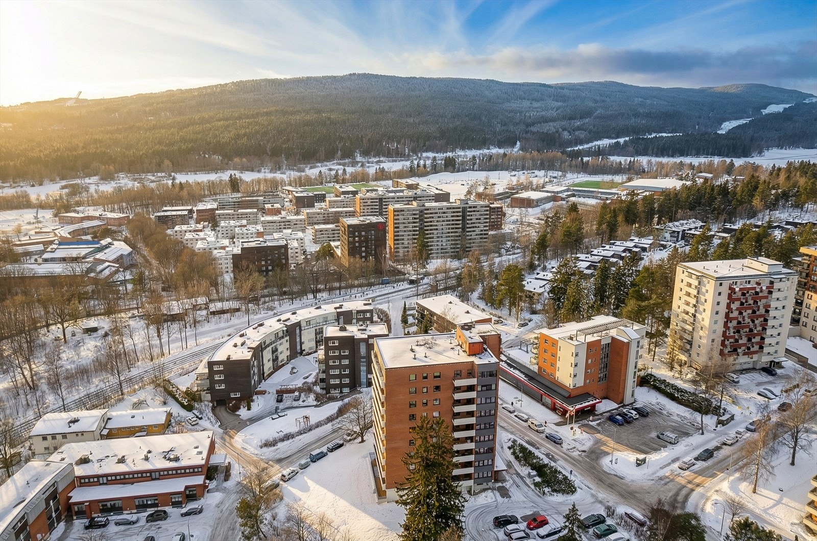 Kort gangavstand både til butikk, t-bane og Sognsvann Galleribilde