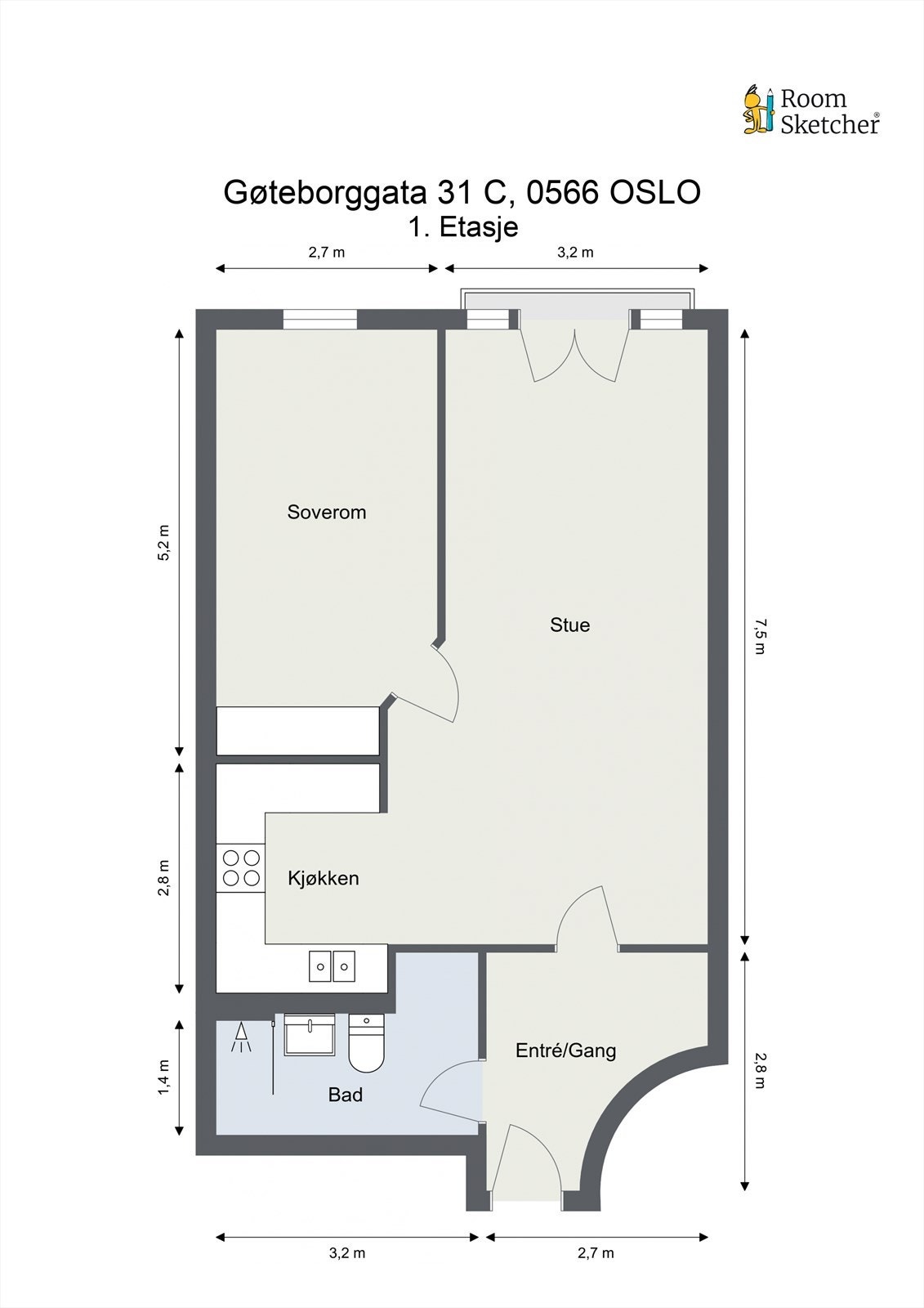 Plantegning. Galleribilde