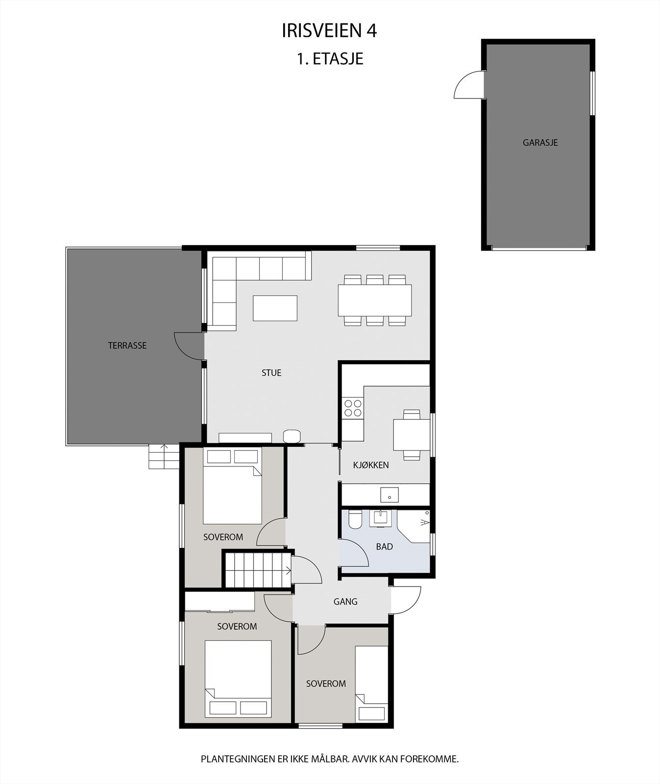 Plantegning 1ETG Galleribilde