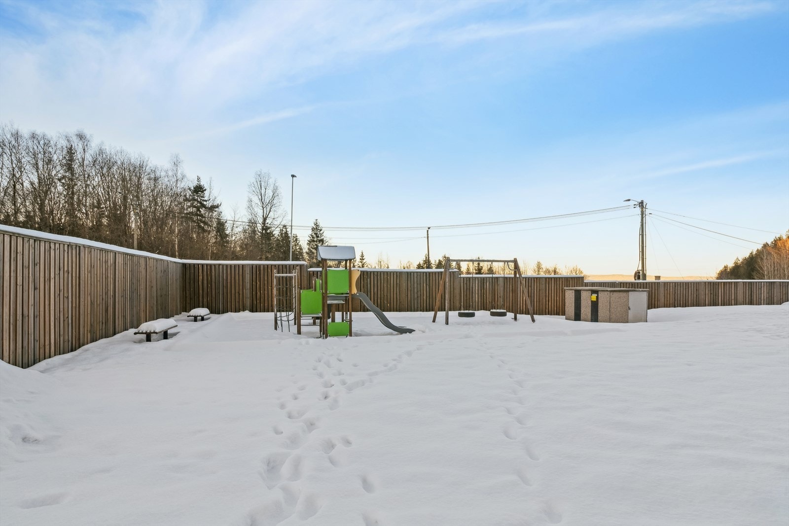 Uteområdene er tilrettelagt for liten og stor. Galleribilde