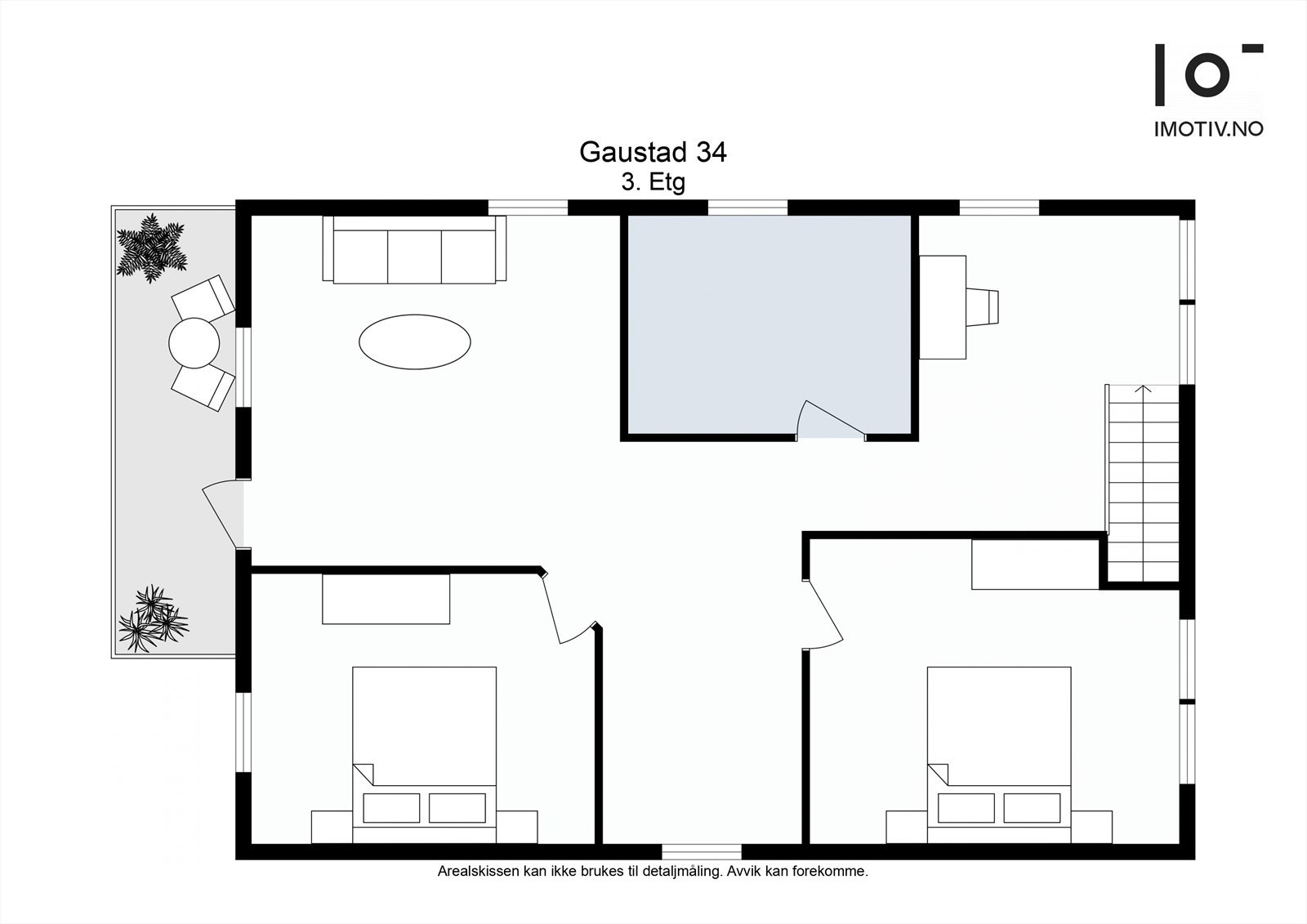 - Planløsning loftsetasje - Galleribilde