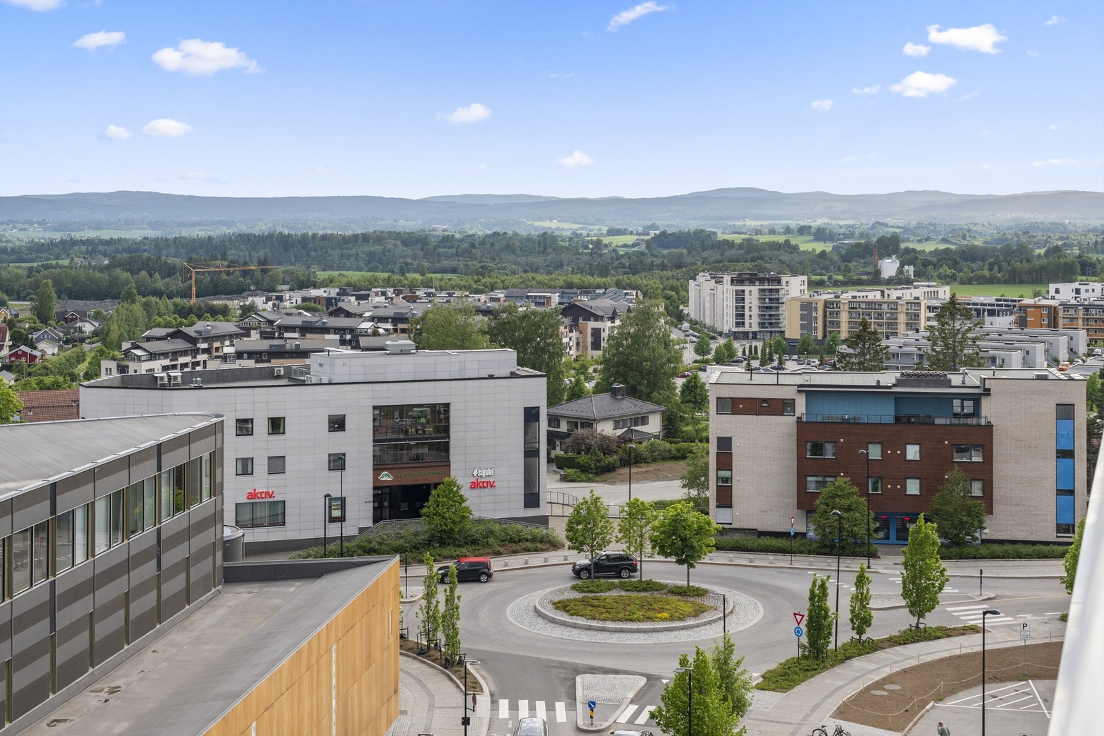 Utsikt mot Romeriksåsen Galleribilde