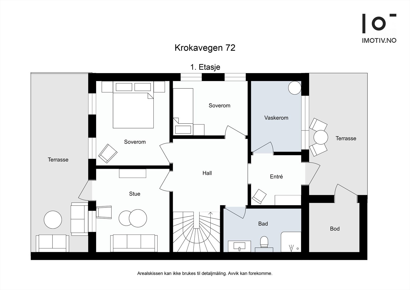 Plantegning 1. etasje. Galleribilde