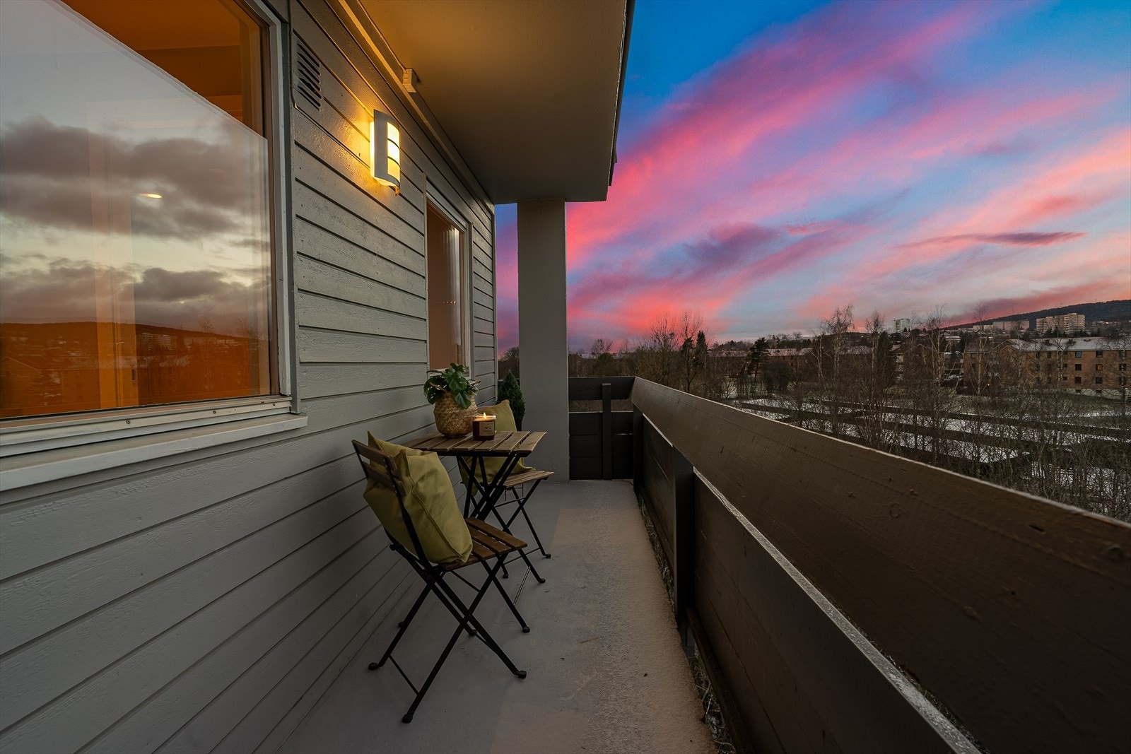 En privat og usjenert uteplass. Galleribilde