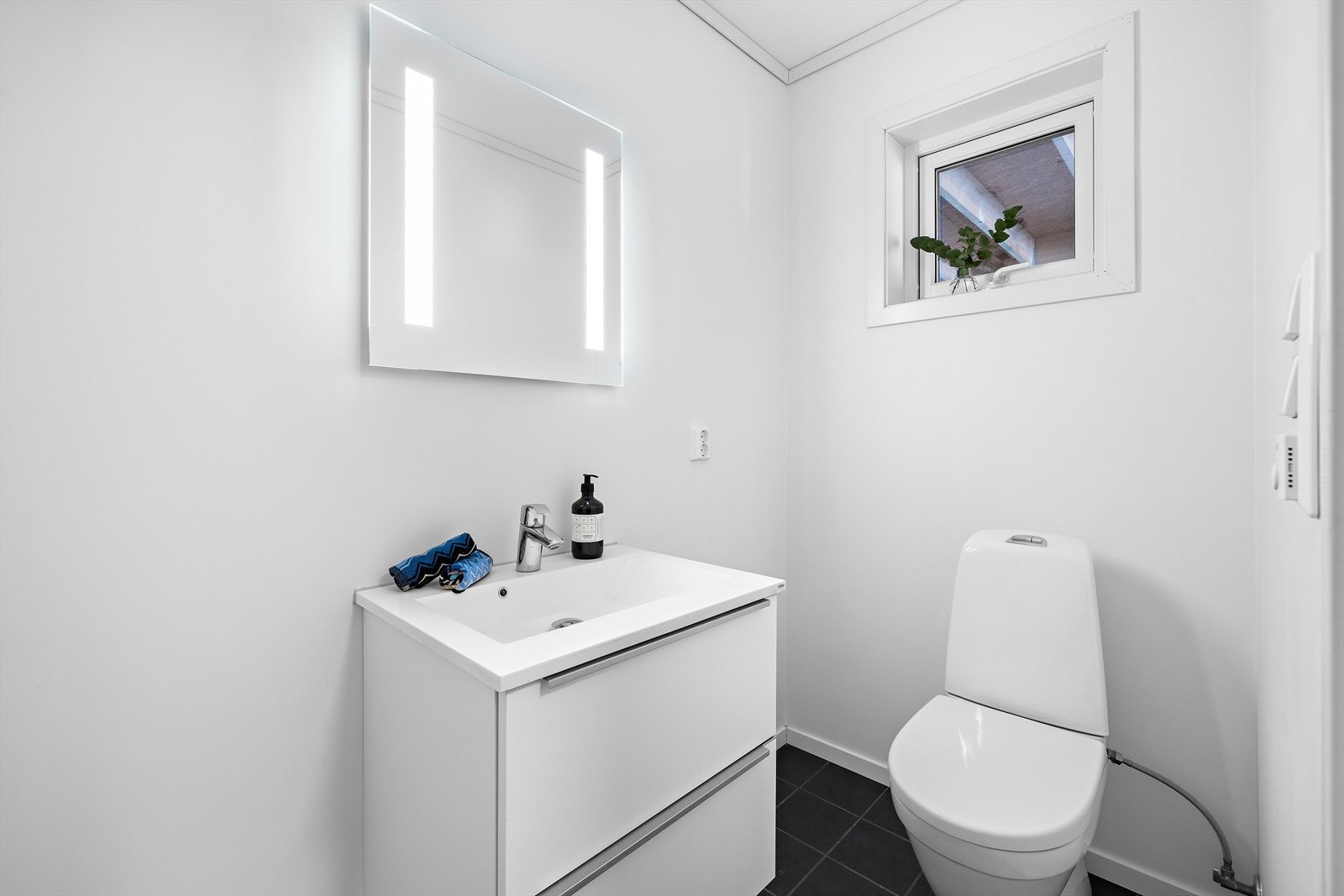 Praktisk gjestetoalett i første etasje. Galleribilde