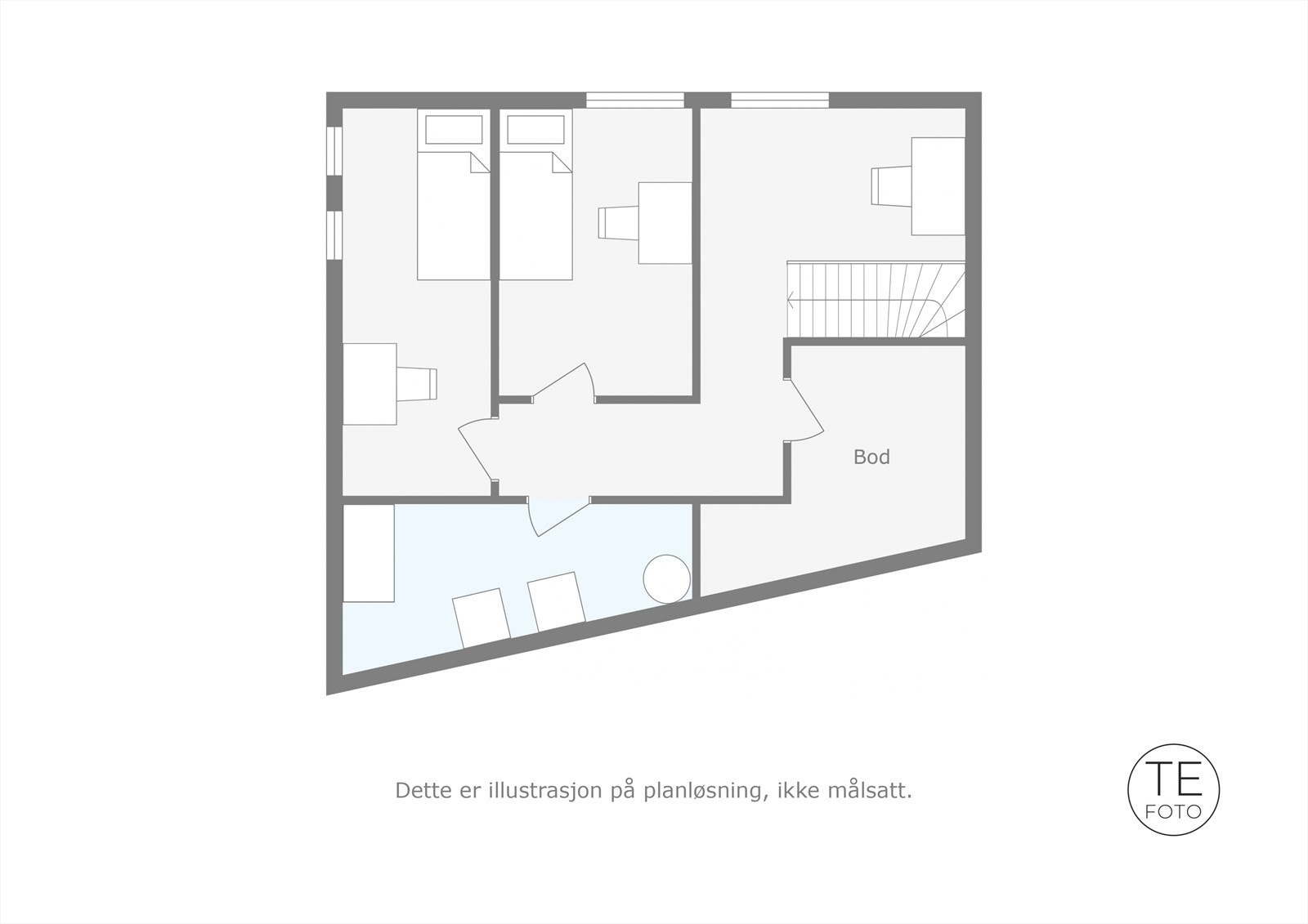 Plantegning U.etasje. Galleribilde