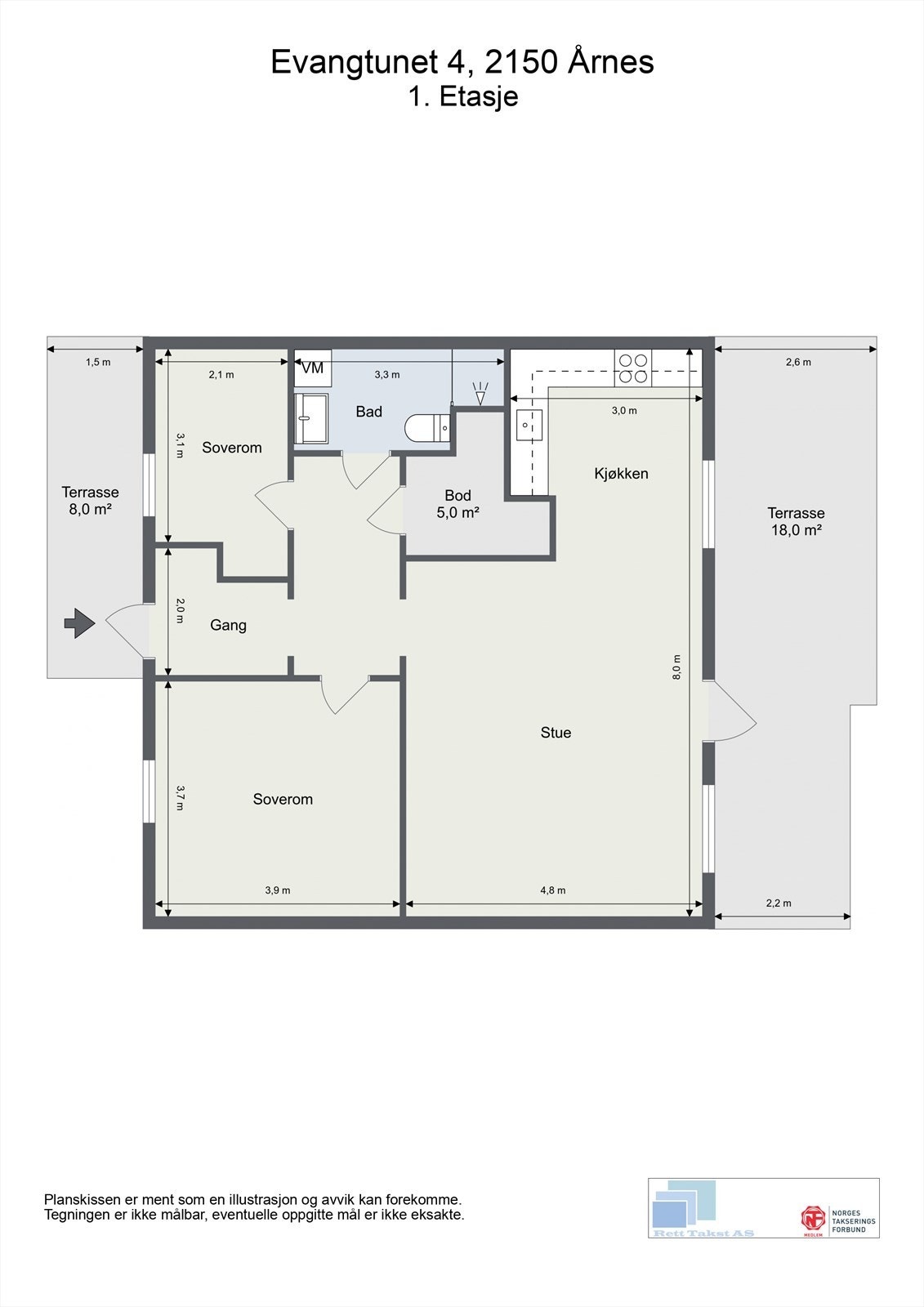 Planskisse. Galleribilde