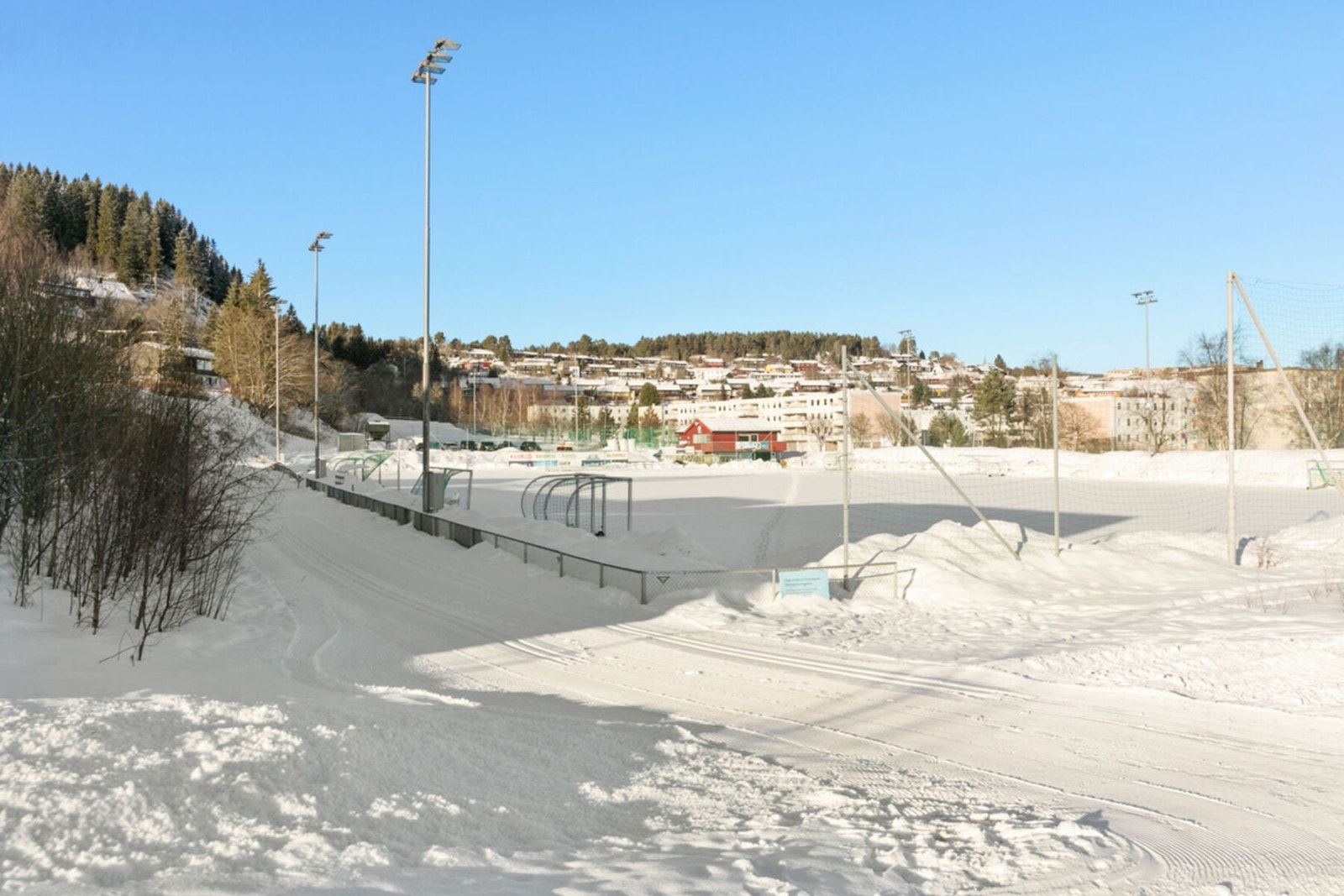 Skisporet opp til Bymarka starter på Havstad. Galleribilde