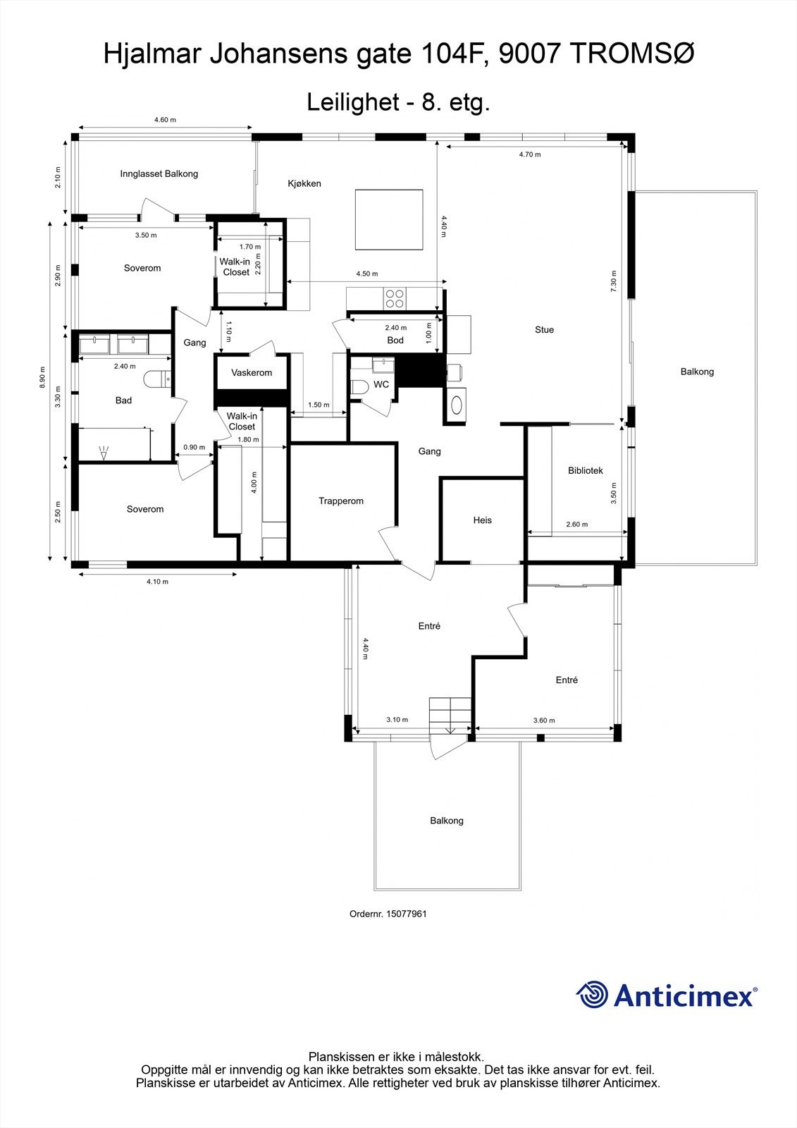 Plantegning. Galleribilde