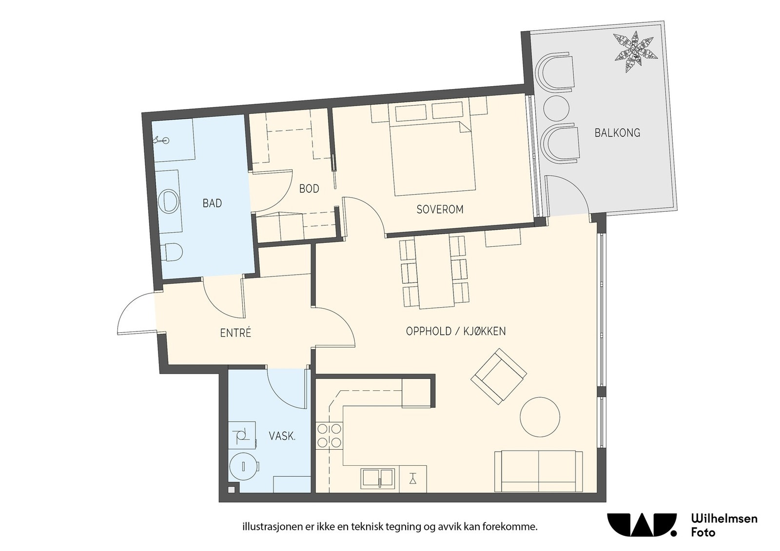 Plantegning. Galleribilde