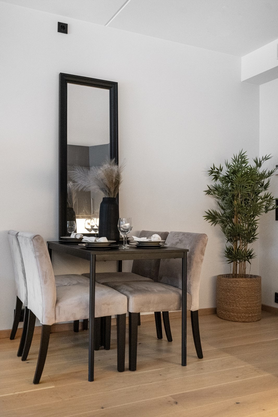 Vannbåren gulvvarme er installert i leiligheten. Galleribilde