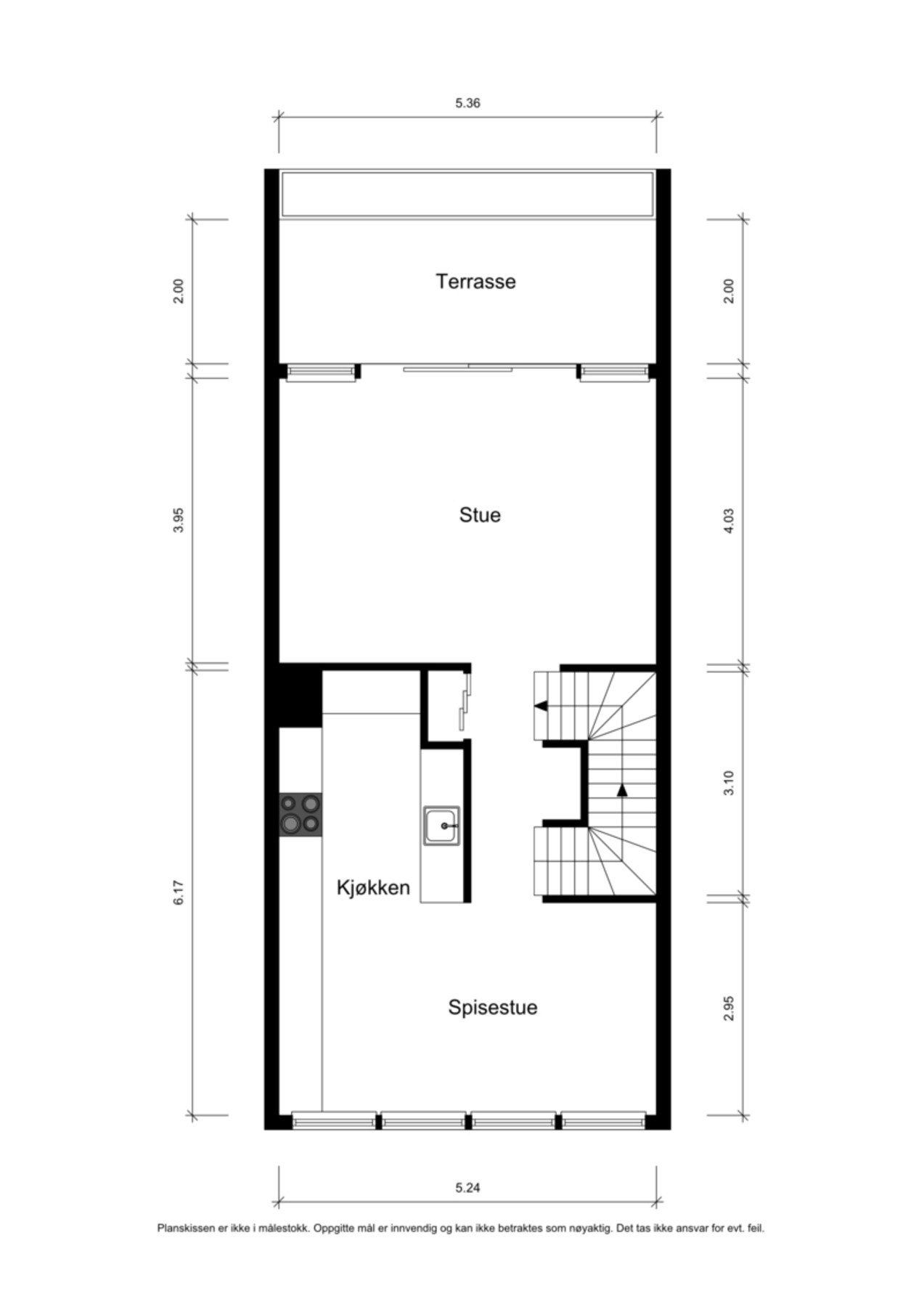 Plantegning 9. etasje Galleribilde
