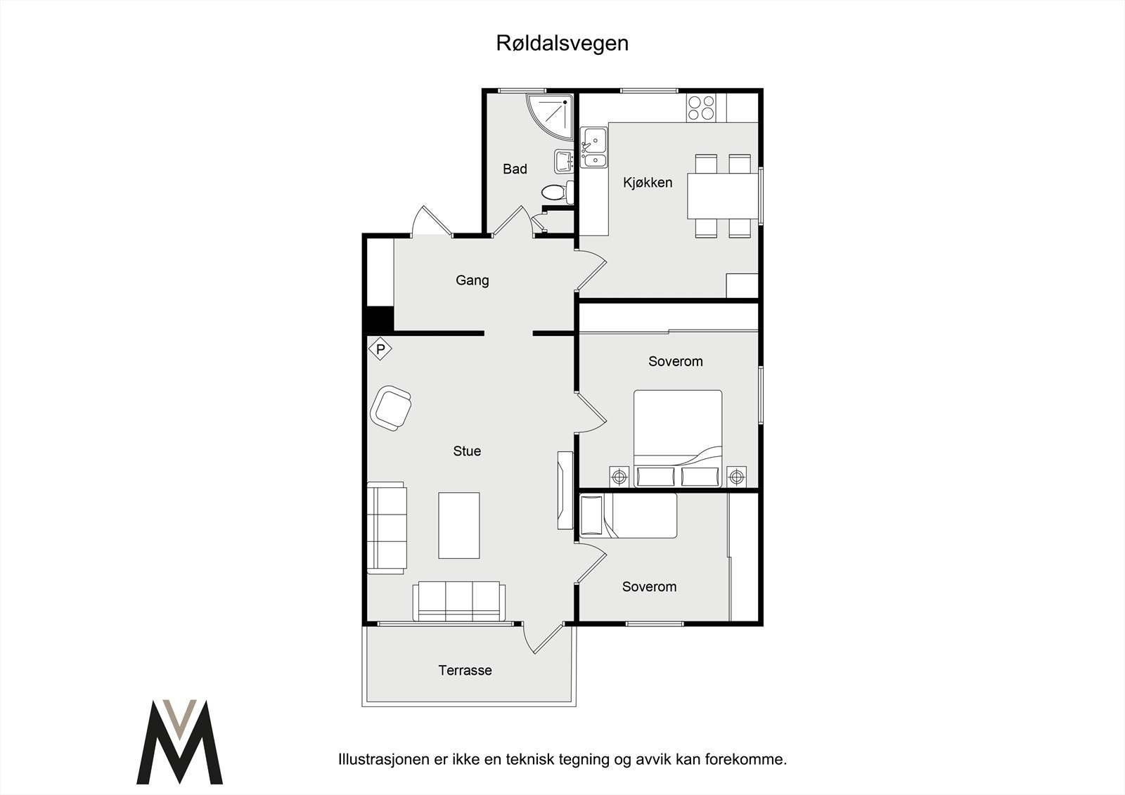 Plantegning. Galleribilde