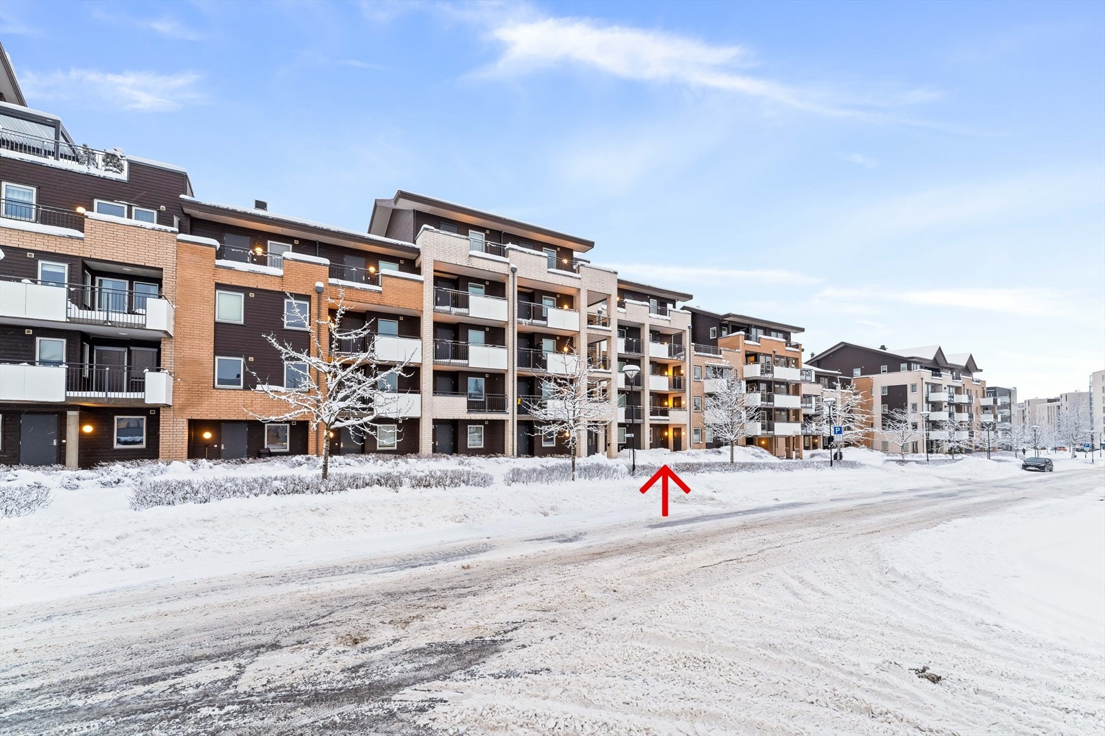 Leiligheten ligger sentralt til på Jessheim med kort vei til de fleste servicetilbud. Foto: Morten Eriksen Galleribilde