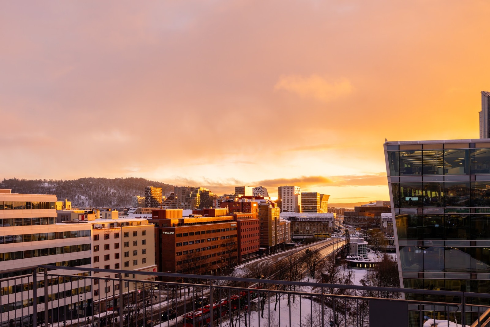 Fra takterrassen er det en unik 360 graders utsikt over Oslo! Galleribilde