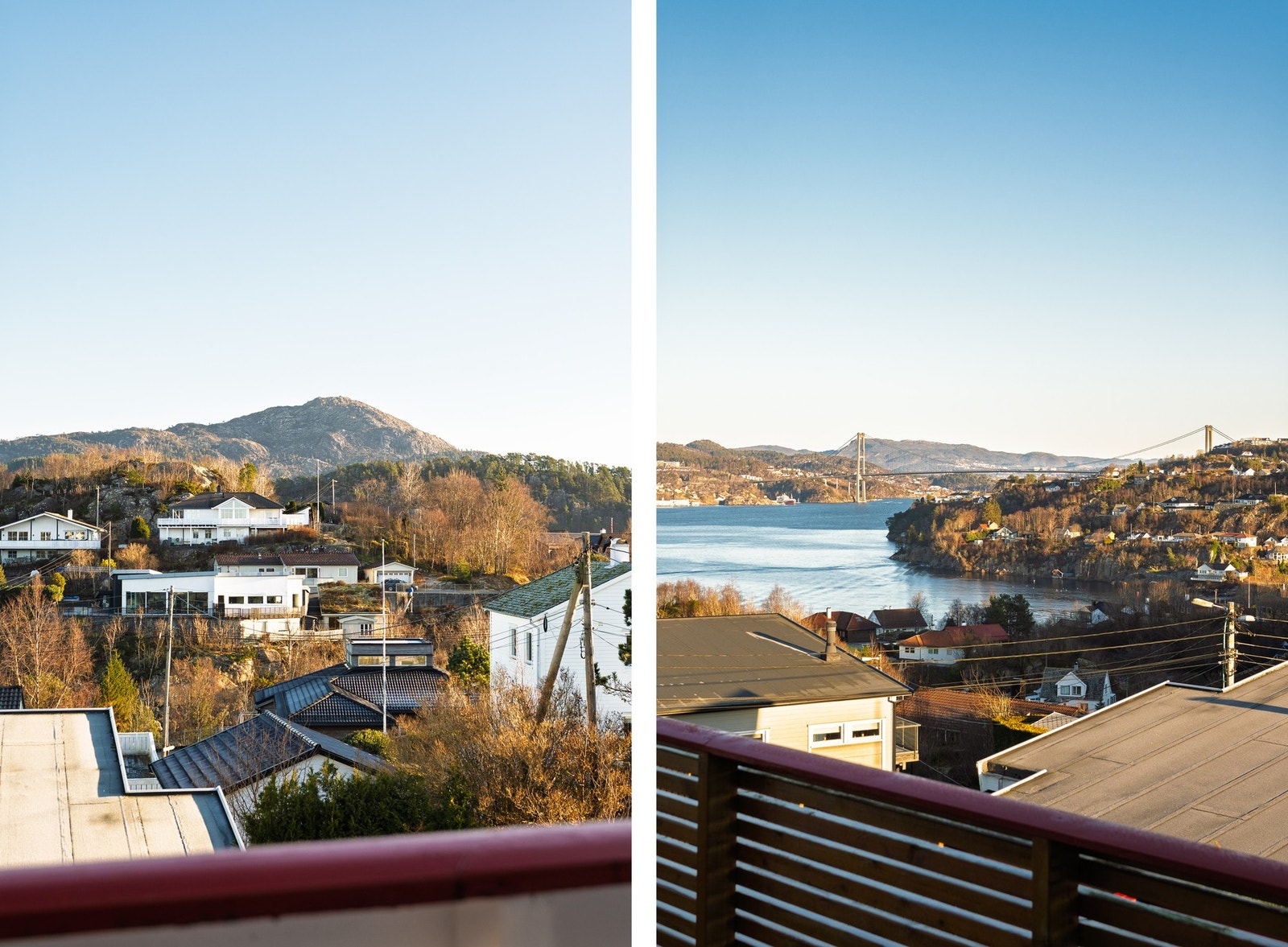 Her kan man nyte helt fantastisk utsikt. Galleribilde