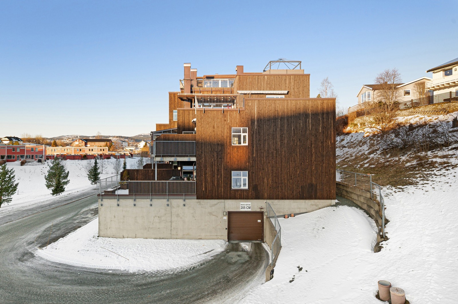 Det medfølger to boder på ca. 3 m² hver. Galleribilde