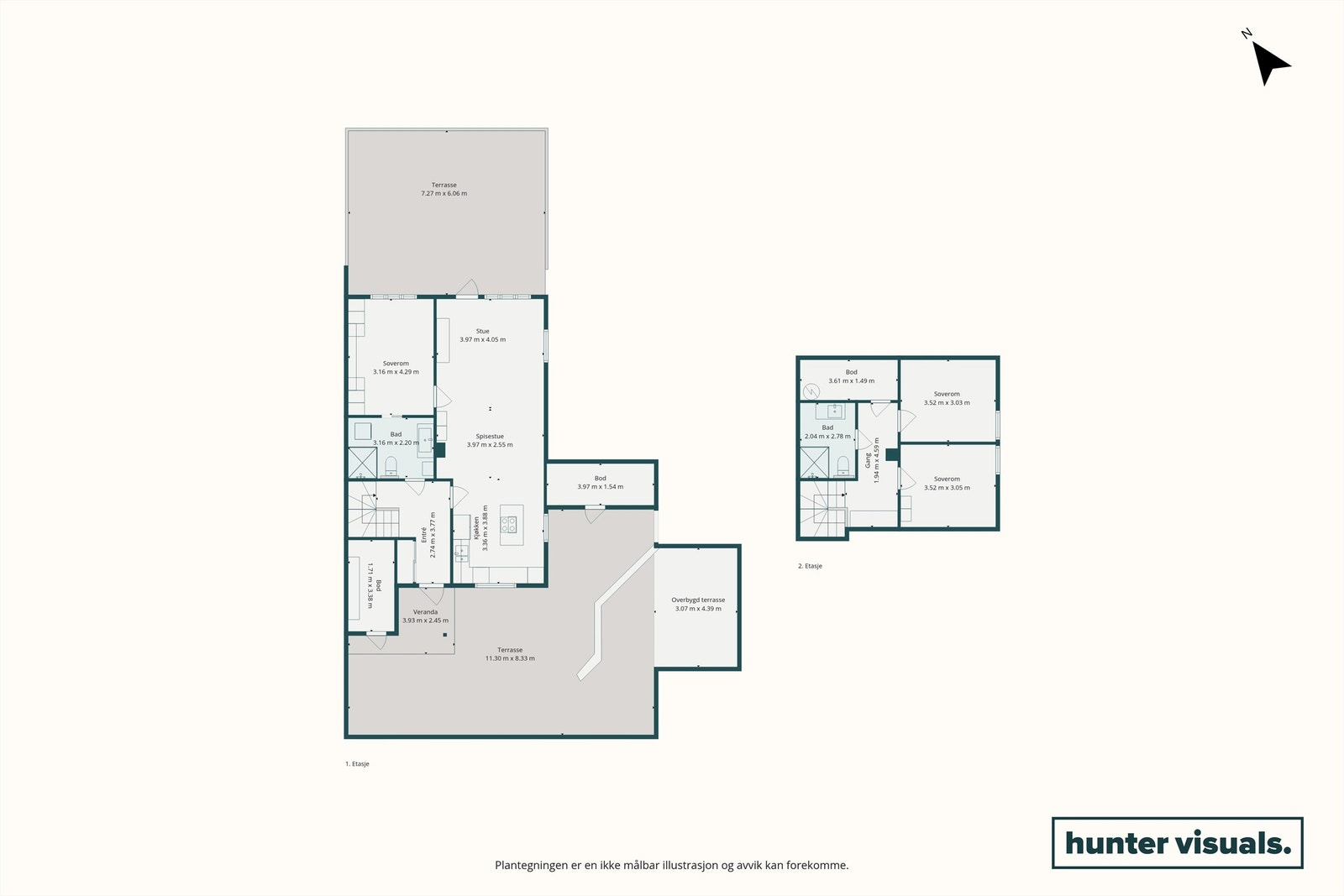 Plantegning Galleribilde