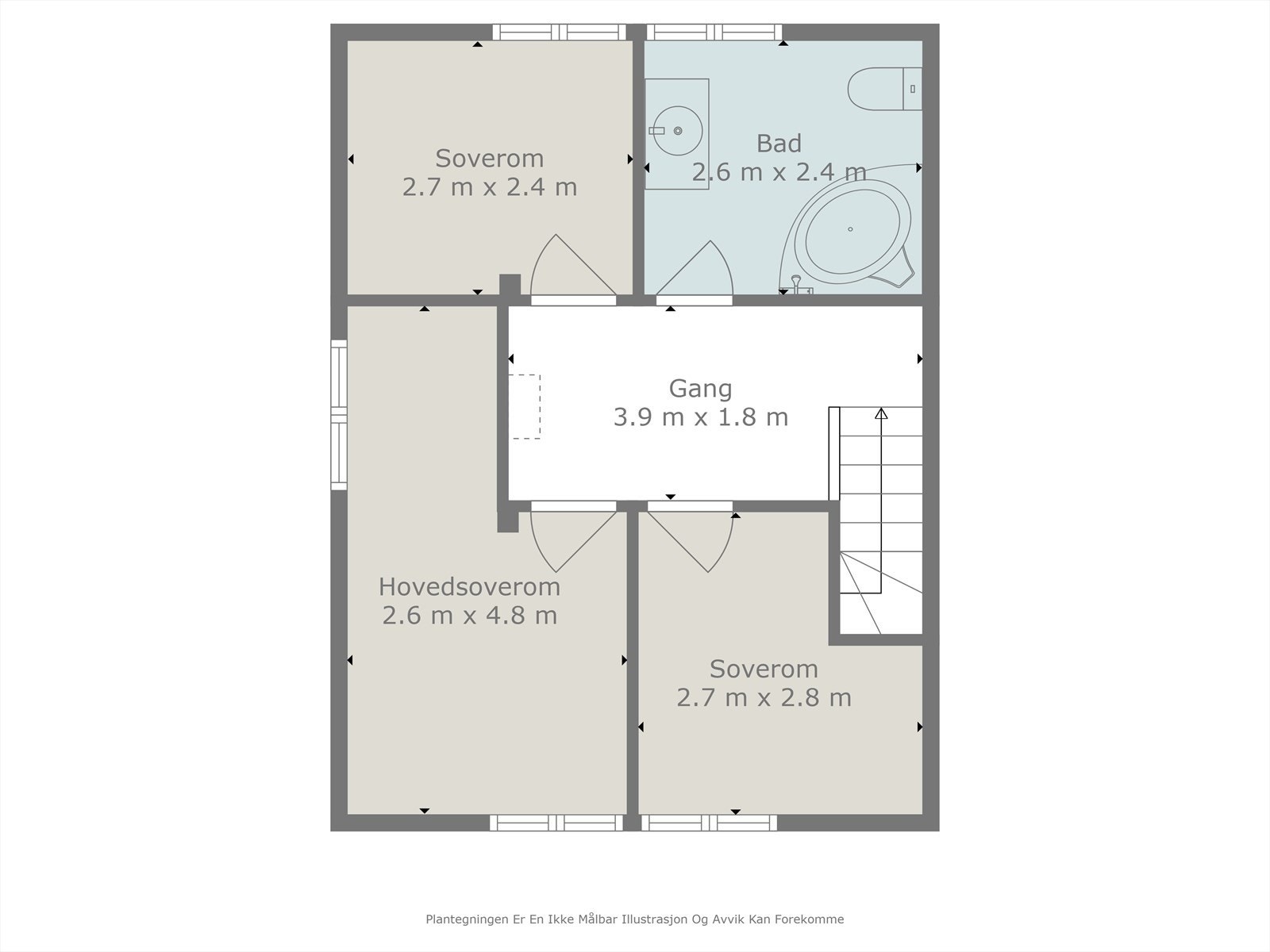 Hovedhytten 2. etasje Galleribilde