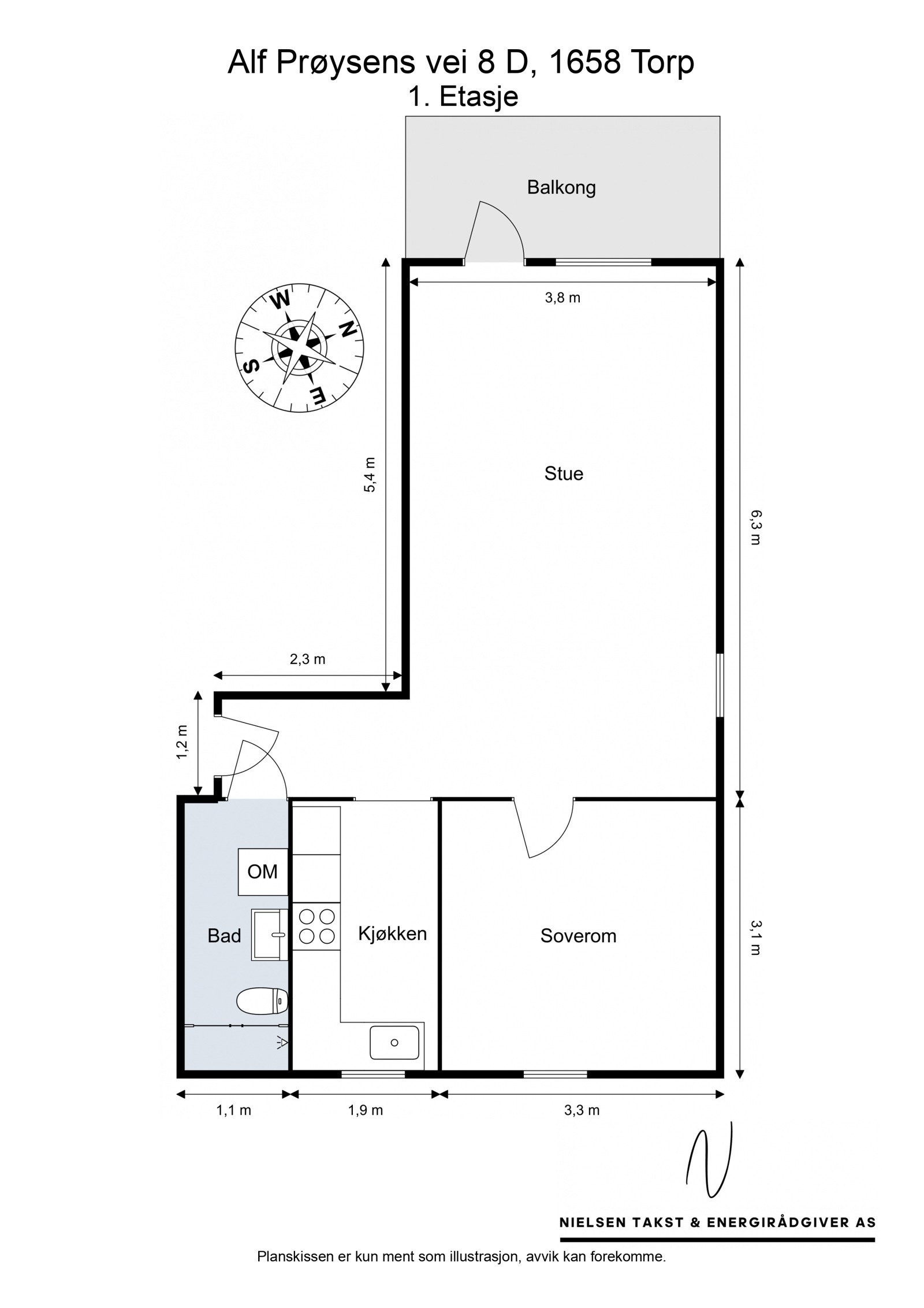 Plantegning Galleribilde