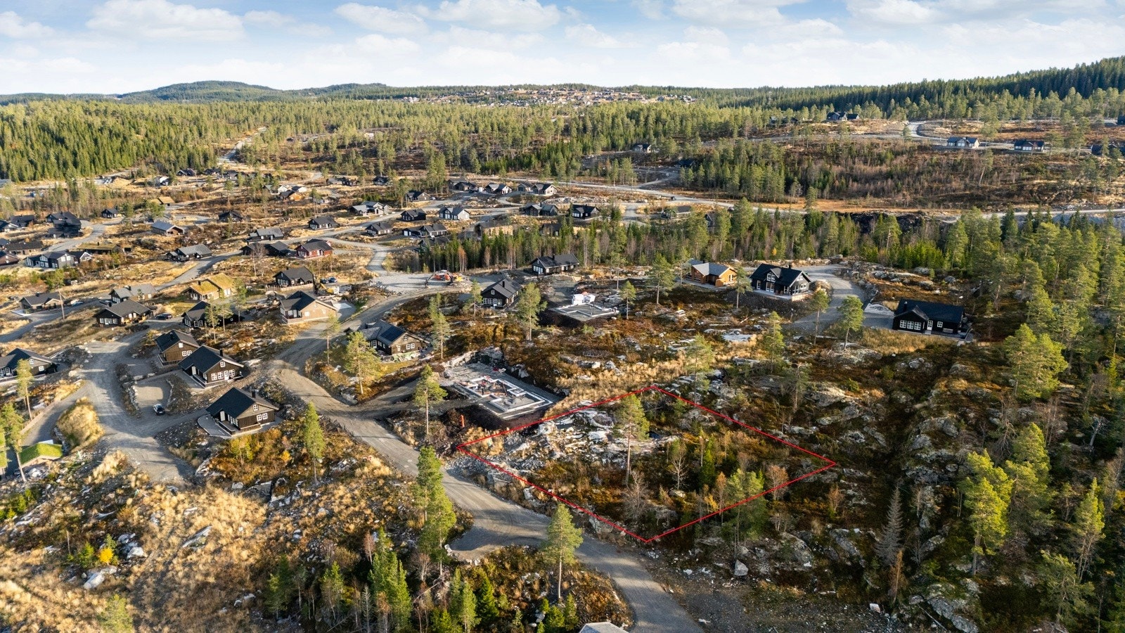 Bygg din drømmehytte i naturskjønne omgivelser! Løypenettet i umiddelbar nærhet fra eiendommen Galleribilde