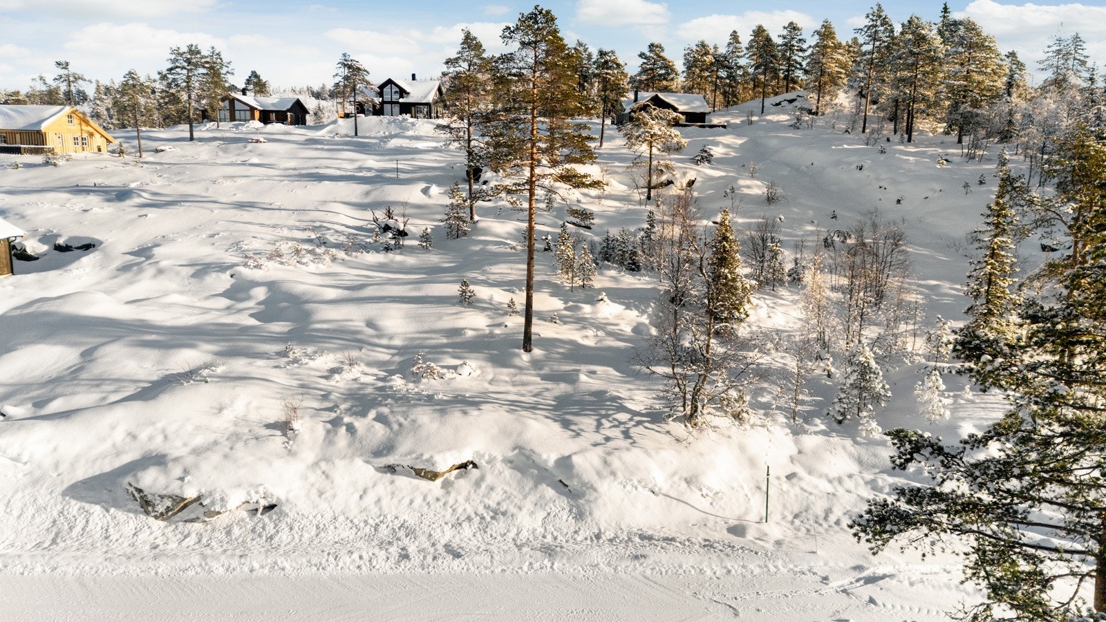 Bygg din drømmehytte i naturskjønne omgivelser! Løypenettet i umiddelbar nærhet fra eiendommen Galleribilde