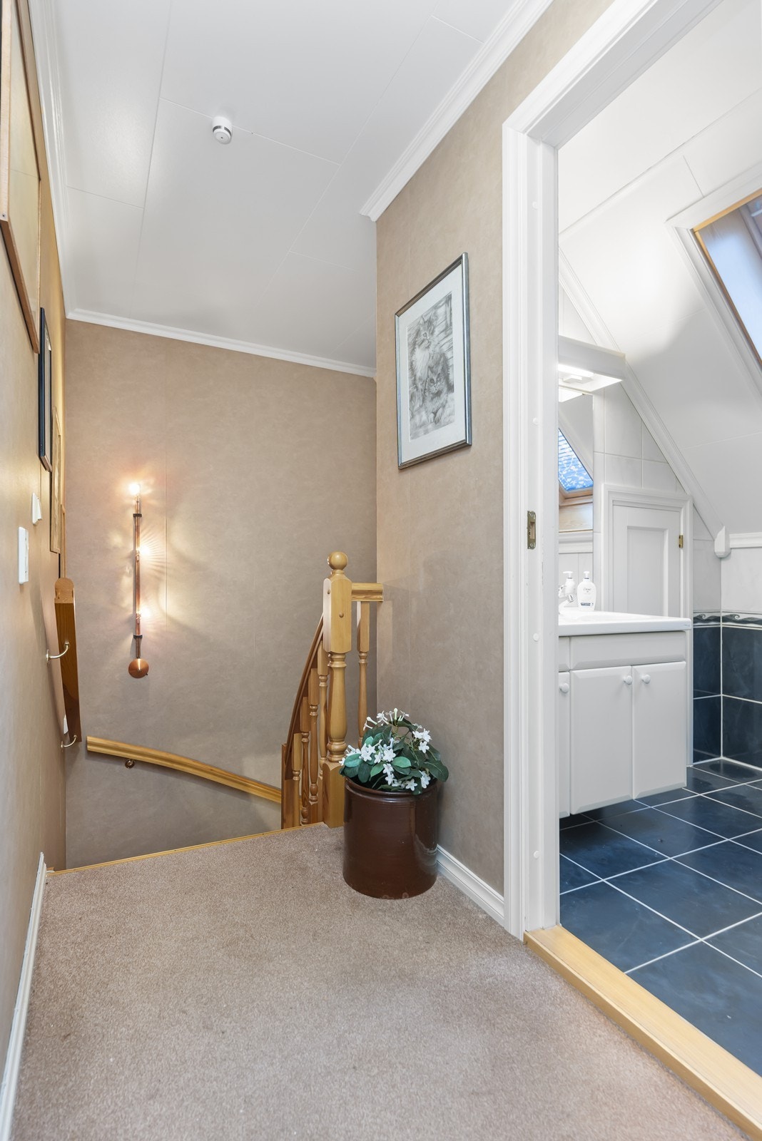 På loftet er det 3 soverom og bad Galleribilde