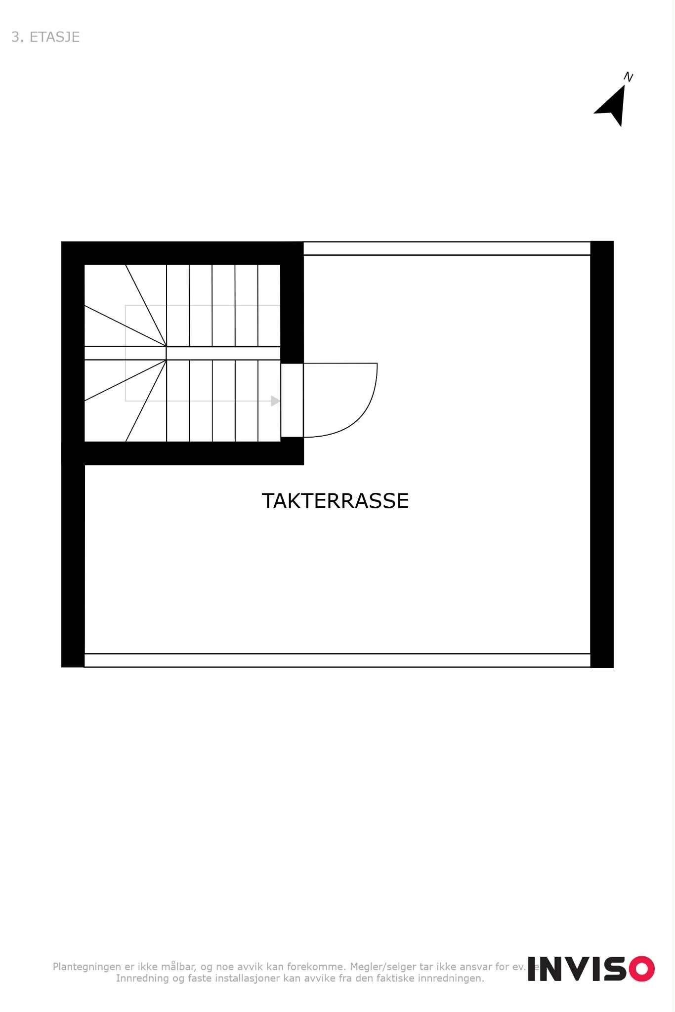 3. etasje takterrasse Galleribilde