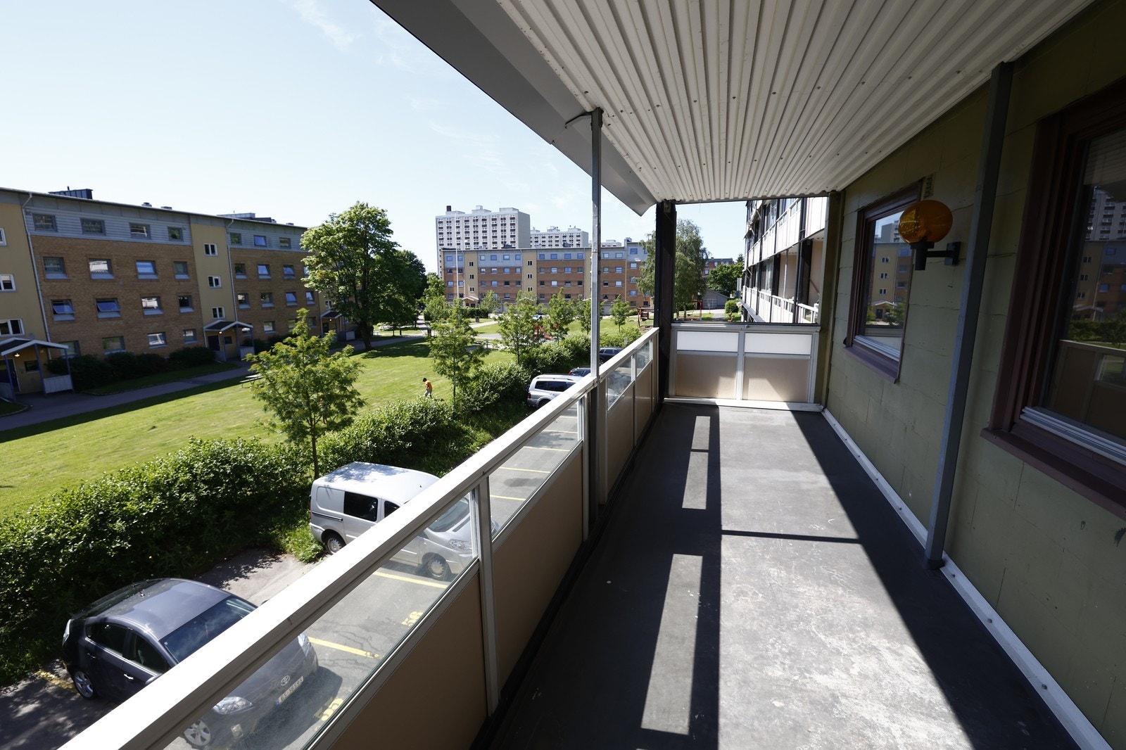 Stor og fin balkong Galleribilde