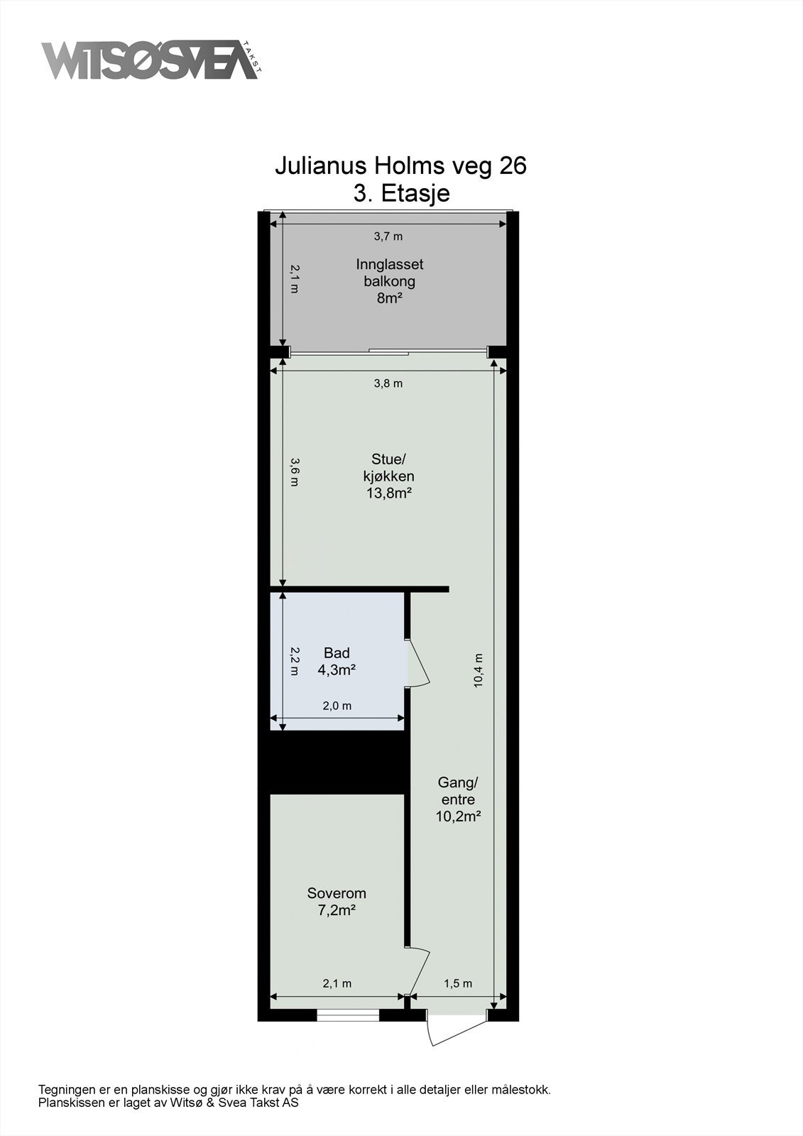 Planskisse. Galleribilde