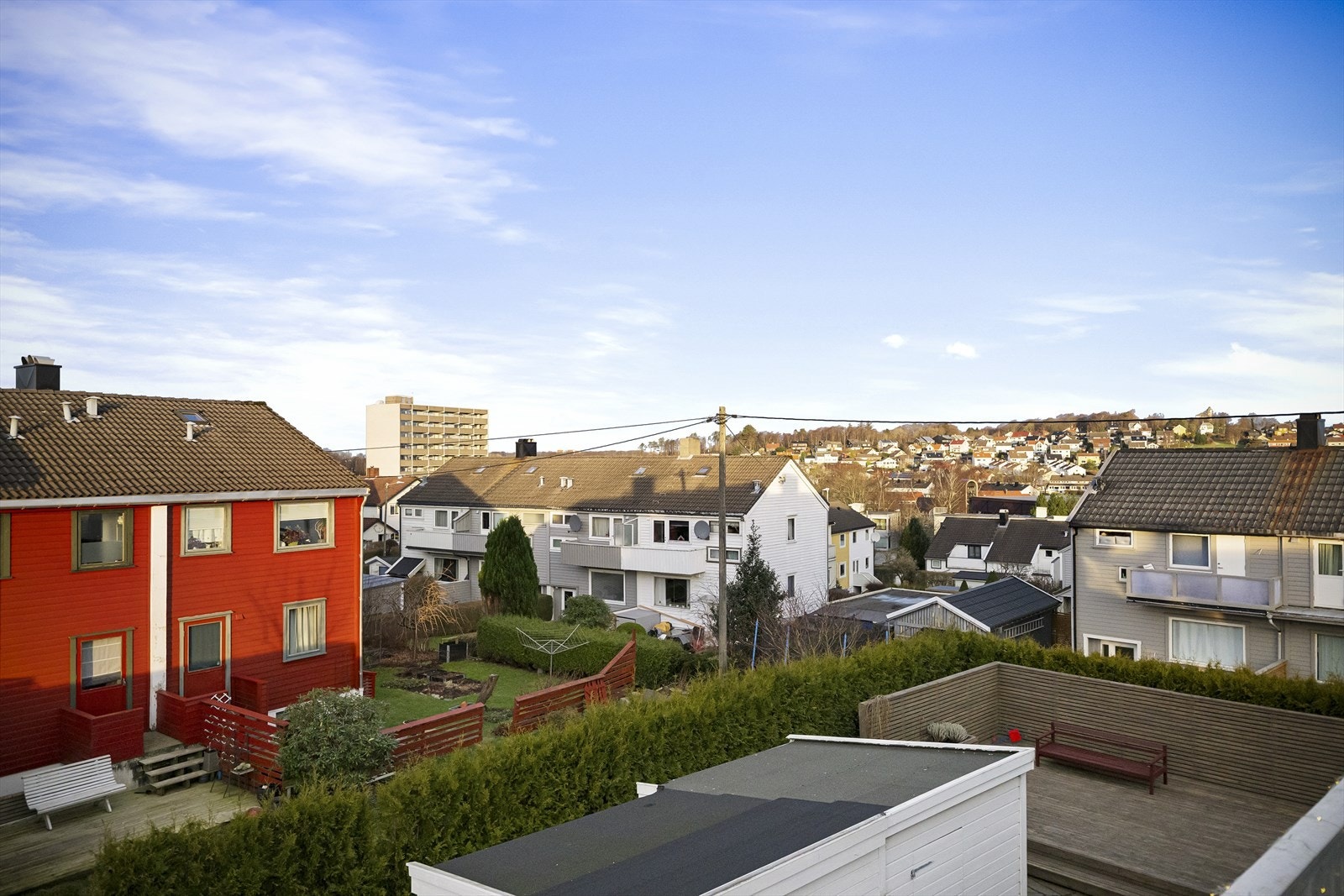 Utsikt fra stue Galleribilde