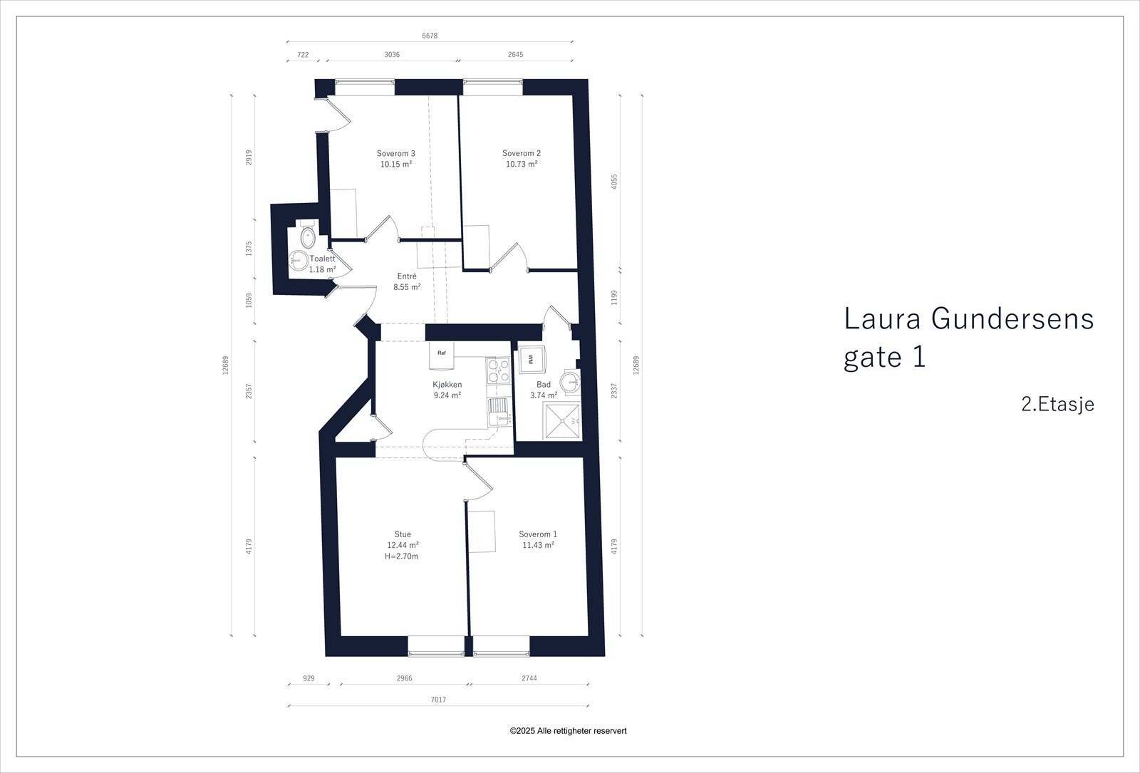 Plantegning Galleribilde